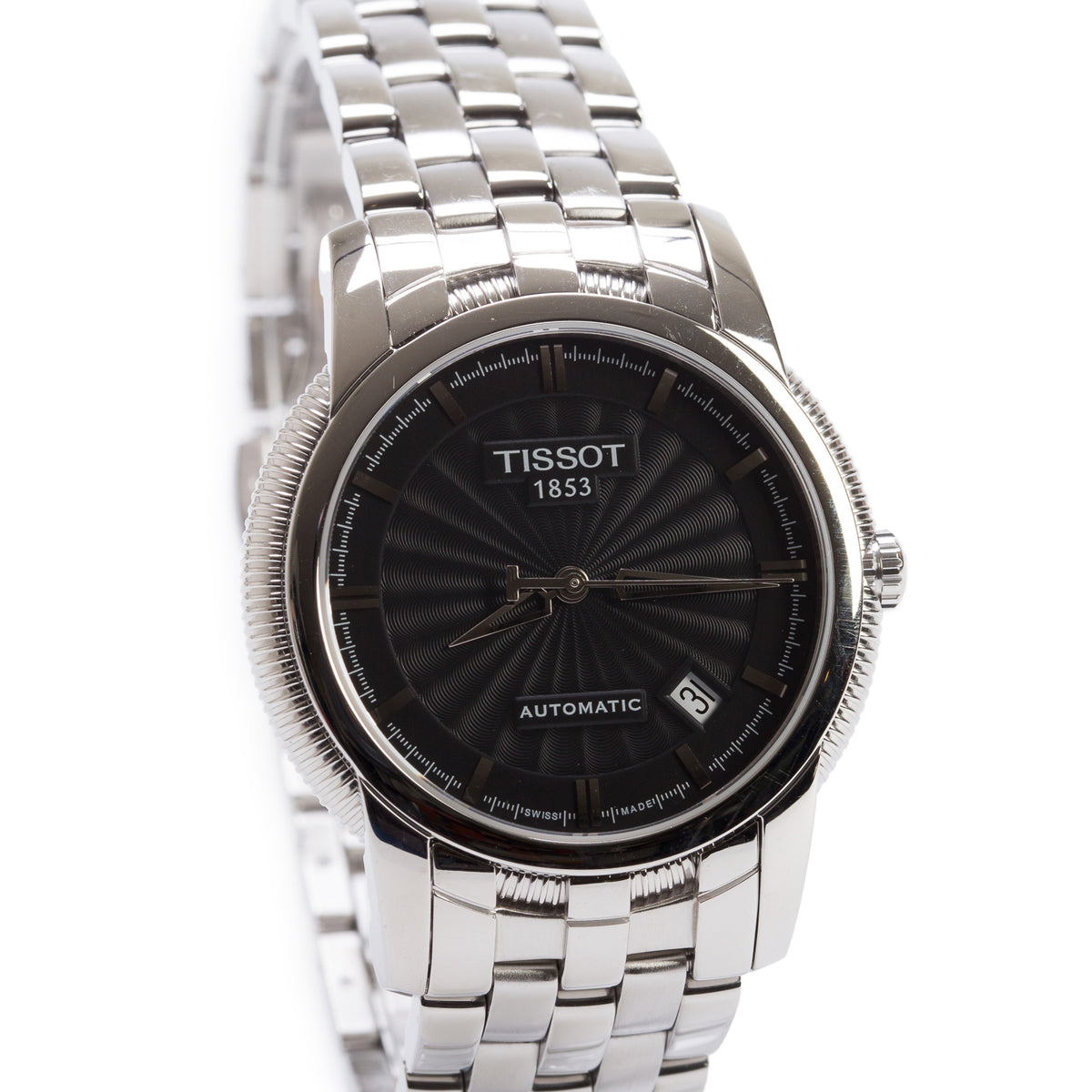 Tissot Stainless Steel Ballade III 39 MM Automatic Watch Black Dial