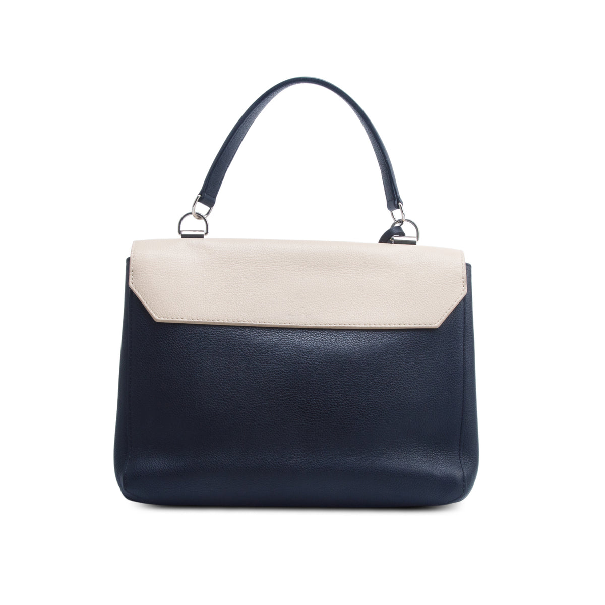 Louis Vuitton Beige/Black Calfskin My Lockme II Top Handle w/ Strap