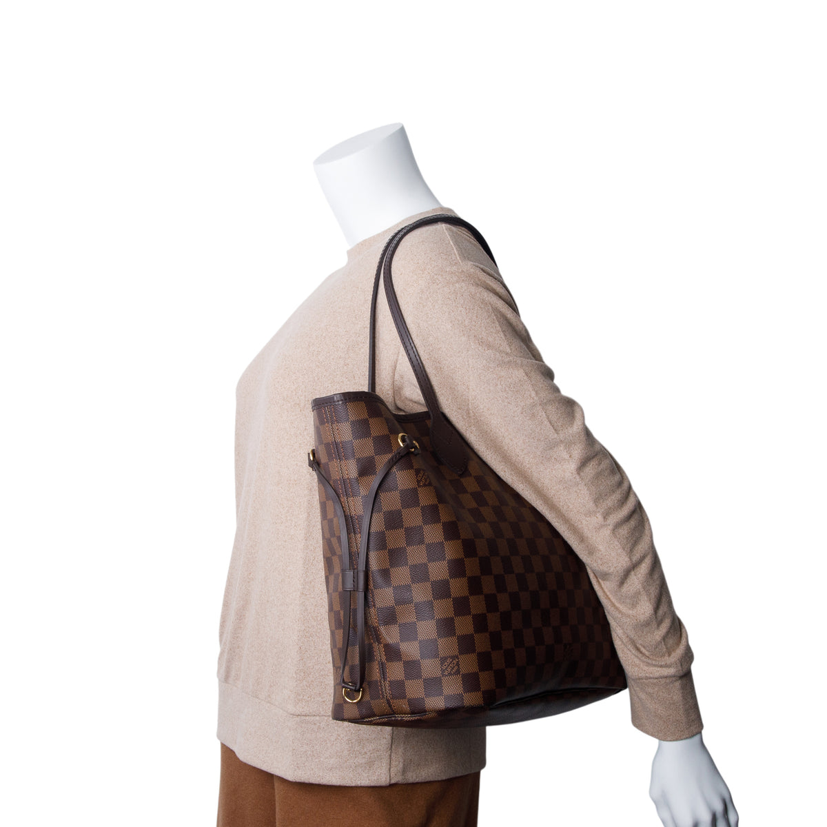 Louis Vuitton Damier Ebene Neverfull MM w/ Box