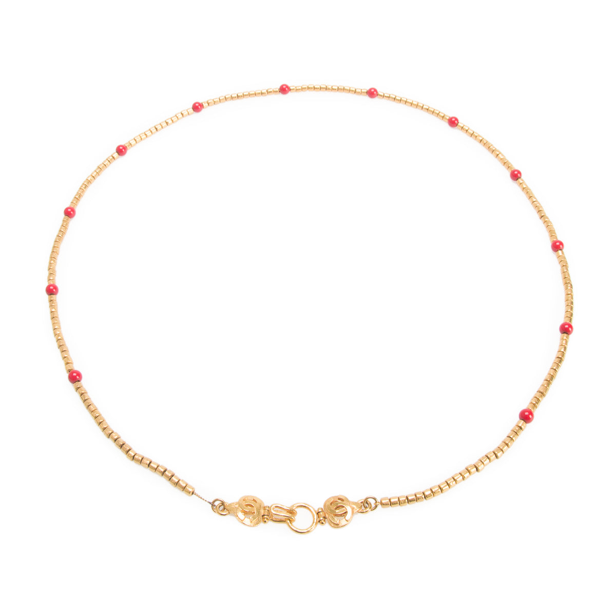 Chanel Vintage Gold-Tone Beaded Belt