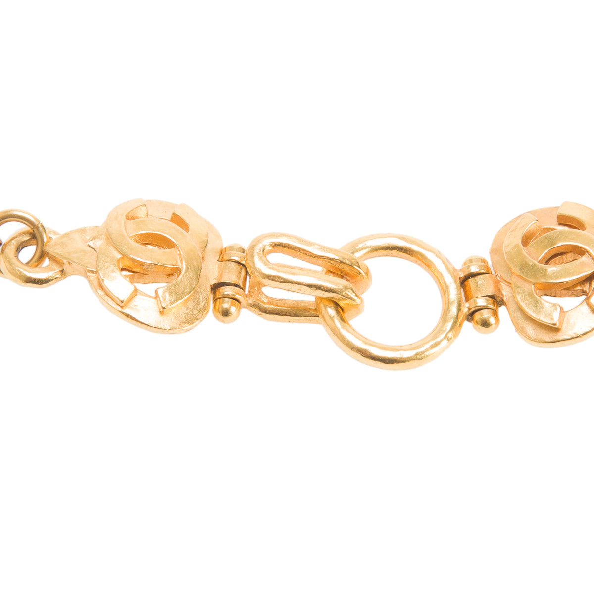 Chanel Vintage Gold-Tone Beaded Belt