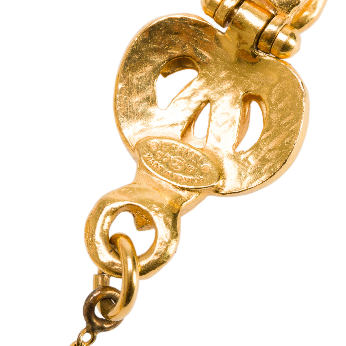 Chanel Vintage Gold-Tone Beaded Belt