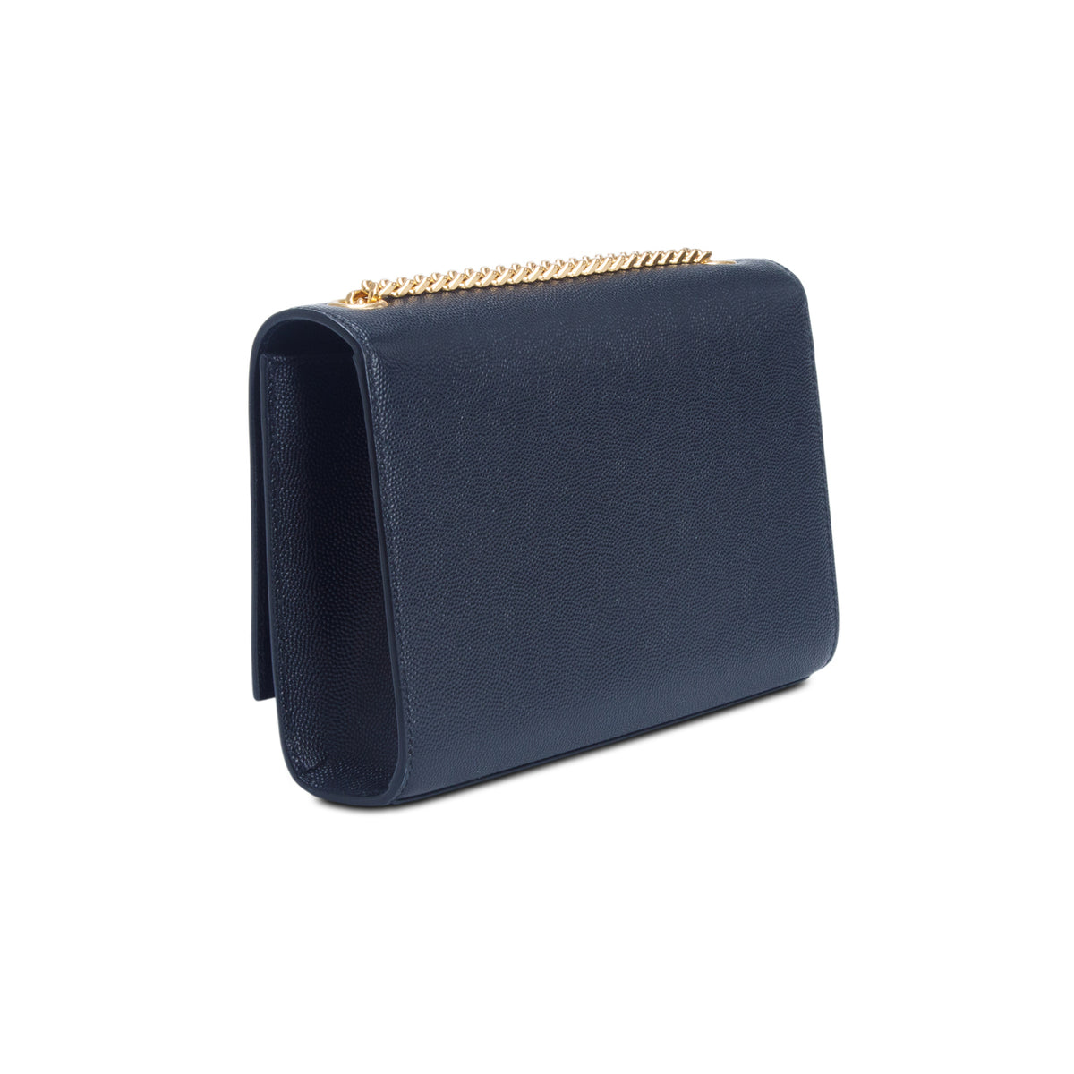 Saint Laurent 2025 Black Grain De Poudre Small Kate Chain Bag w/ Box & Receipt