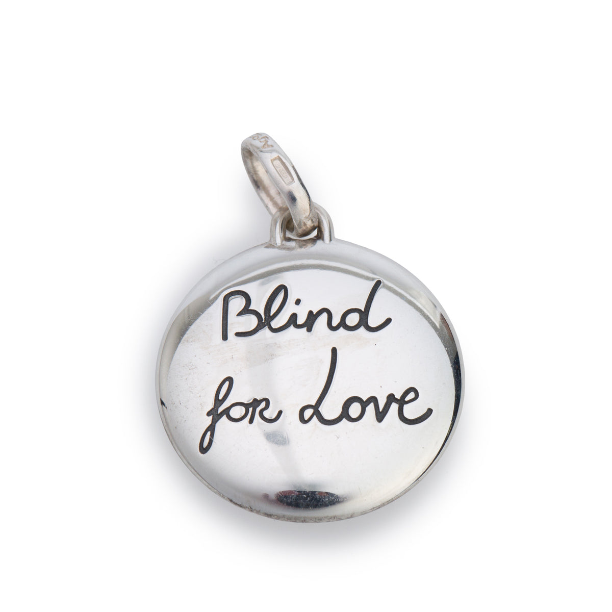 Gucci Sterling Silver 'Blind for Love' Tiger Pendant