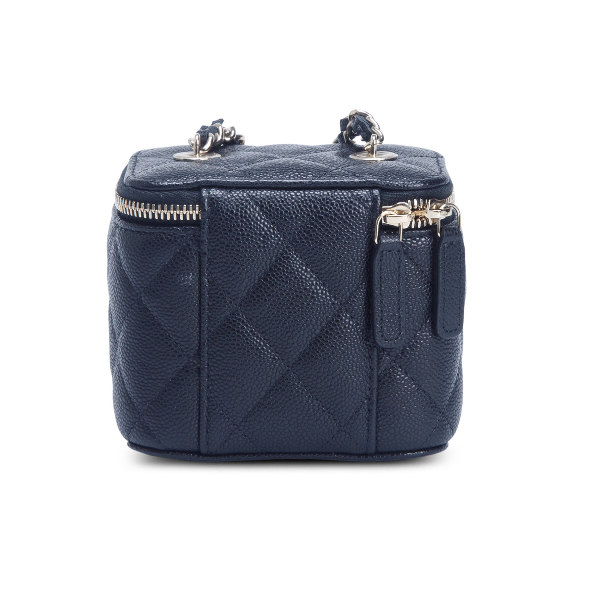 Chanel 2026 Black Quilted Caviar Mini Vanity Case w/ Box & Receipt