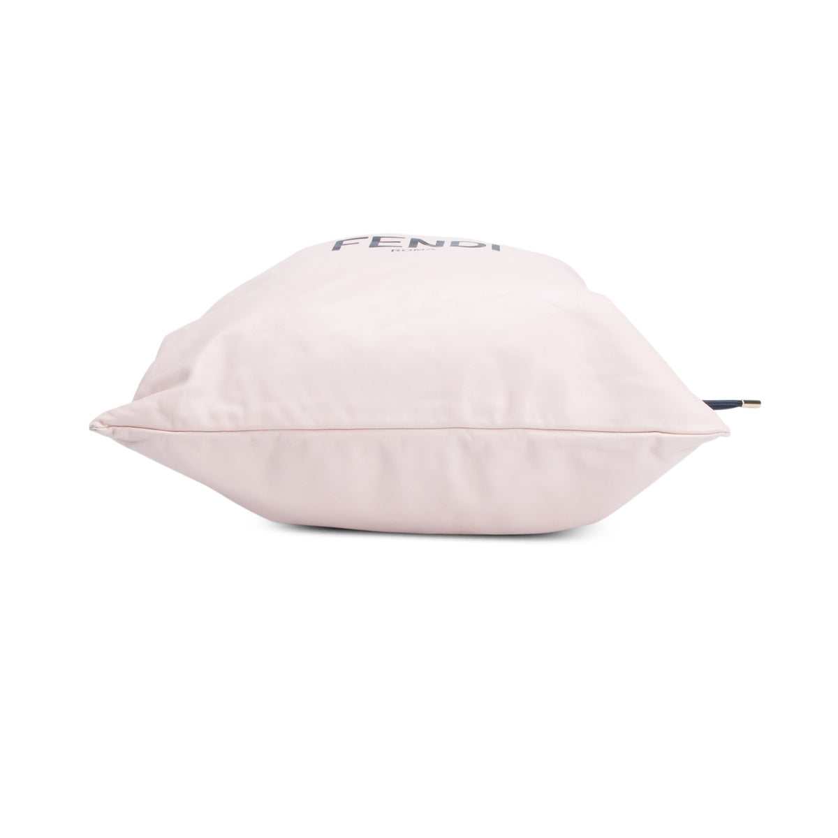 Fendi Pink Soft Nappa Logo Drawstring Pouch Bag w/ Strap