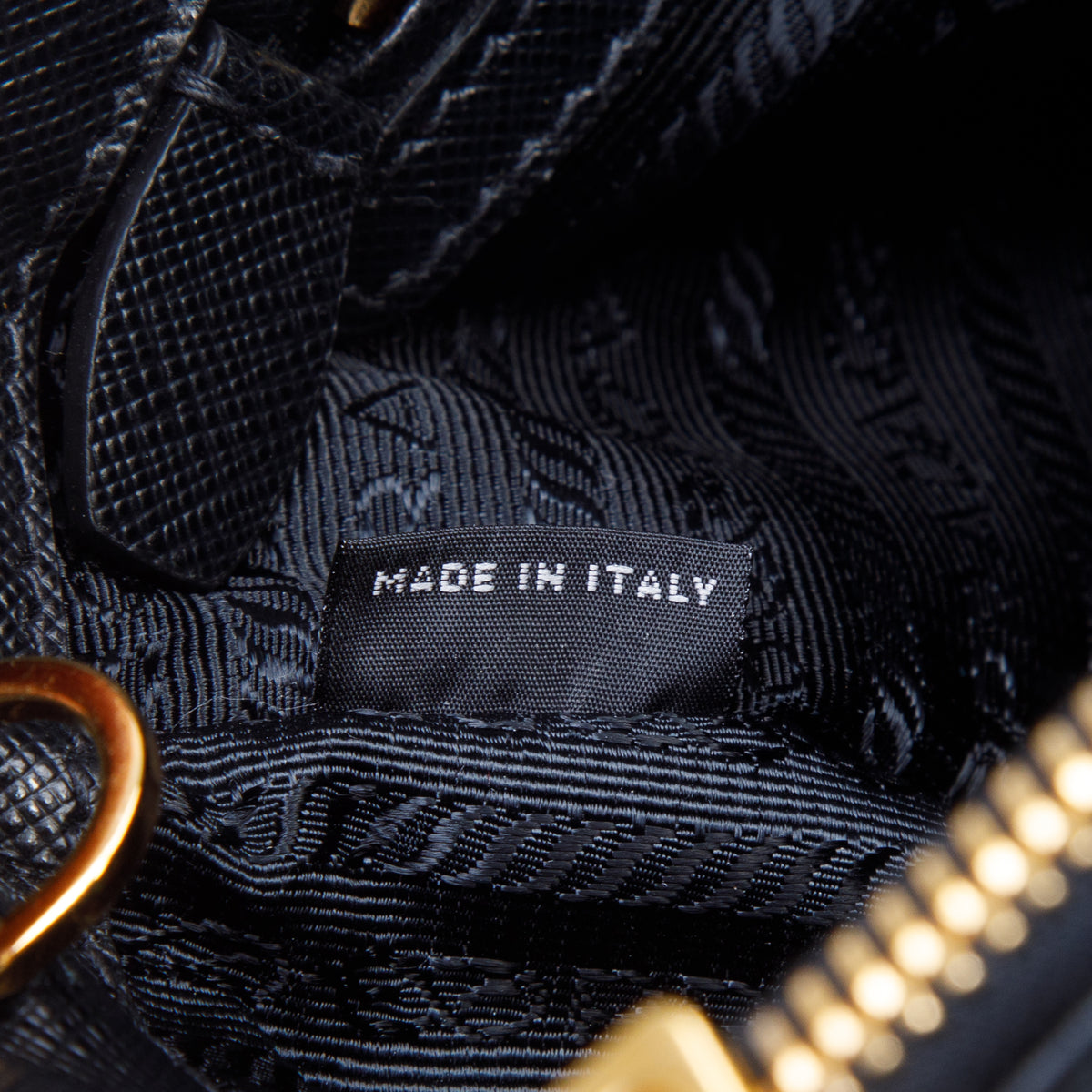 Prada Black Saffiano Leather Small Double Zip Galleria Tote w/ Authenticity Card & Strap
