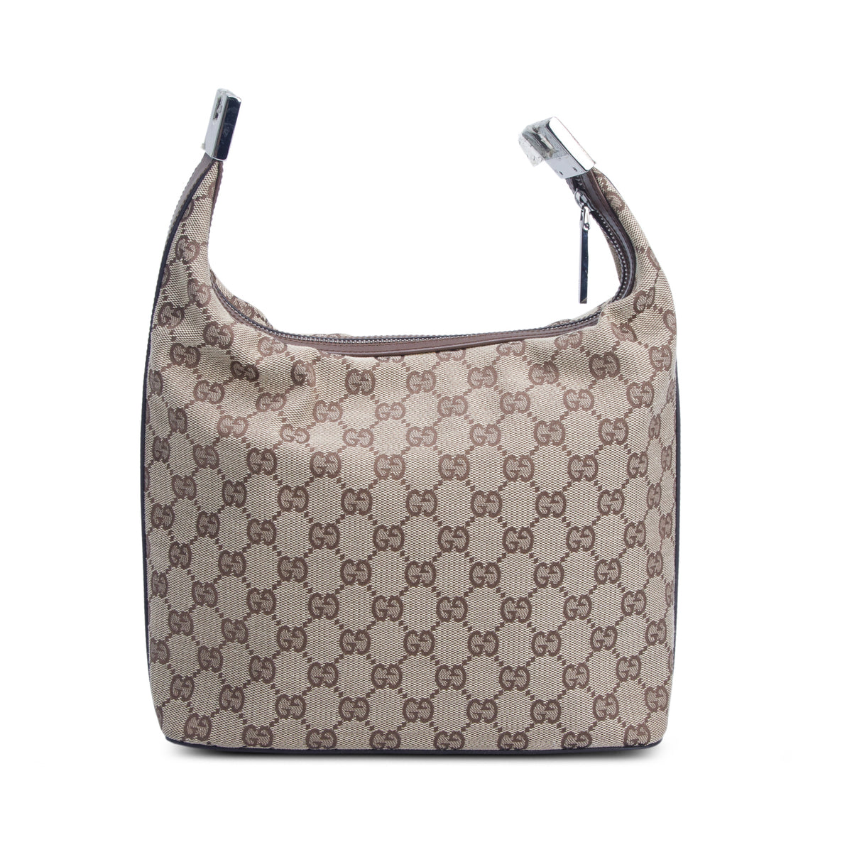 Gucci Monogram GG Clasp Hobo