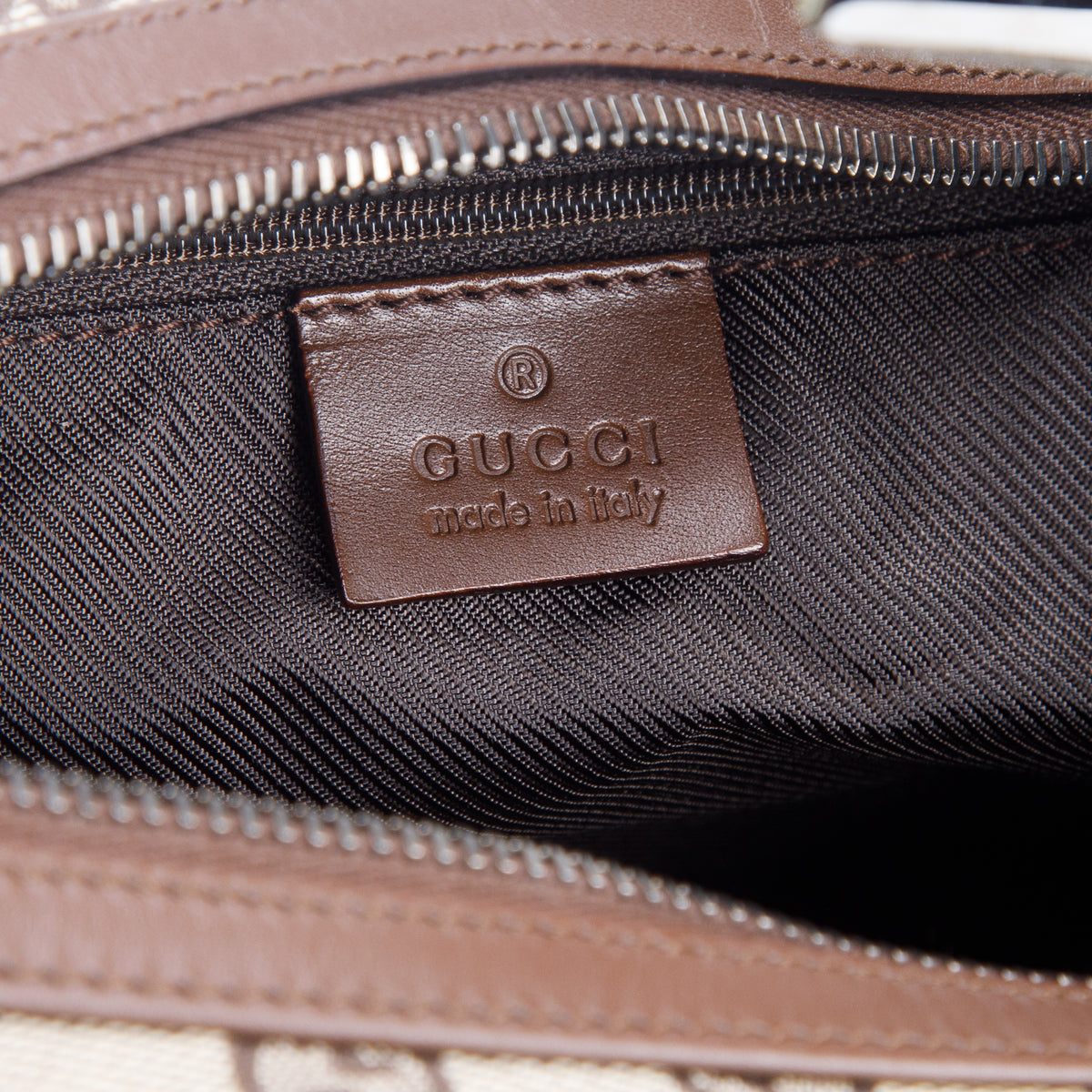 Gucci Monogram GG Clasp Hobo