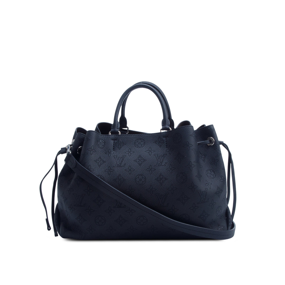 Louis Vuitton Black Monogram Mahina Bella Tote w/ Straps