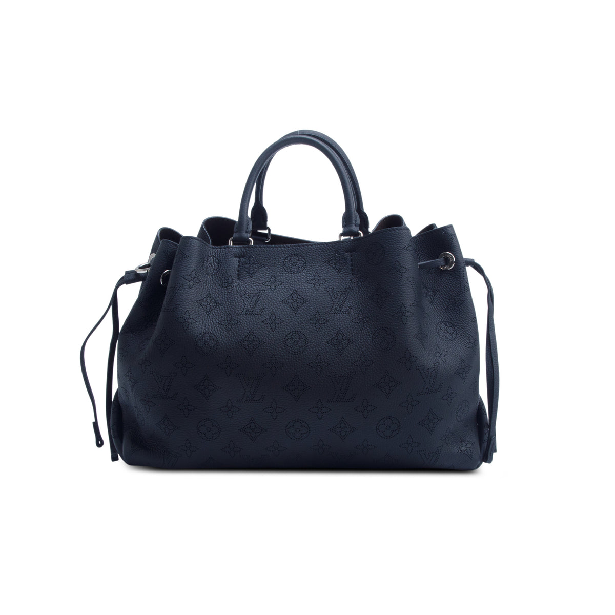 Louis Vuitton Black Monogram Mahina Bella Tote w/ Straps