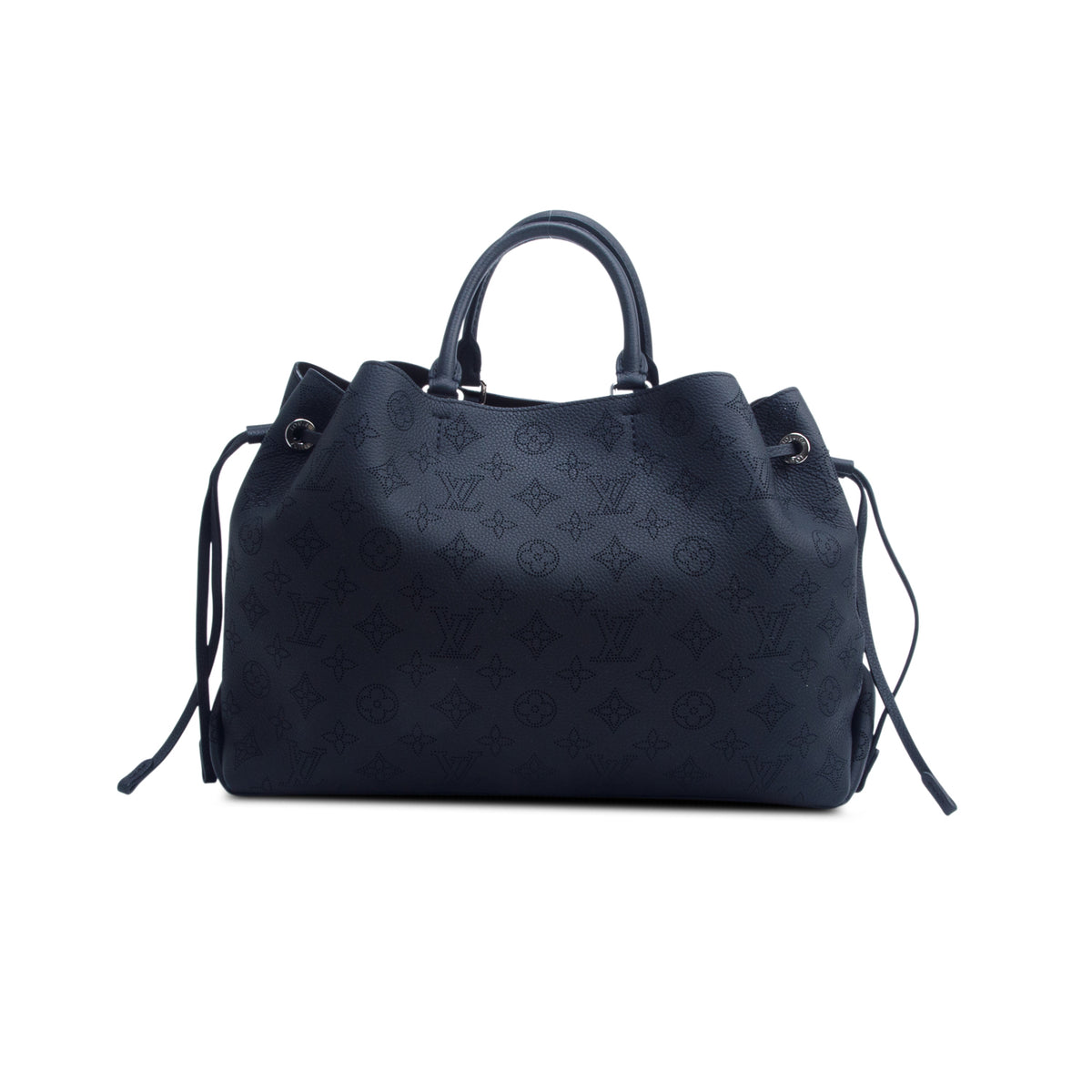 Louis Vuitton Black Monogram Mahina Bella Tote w/ Straps