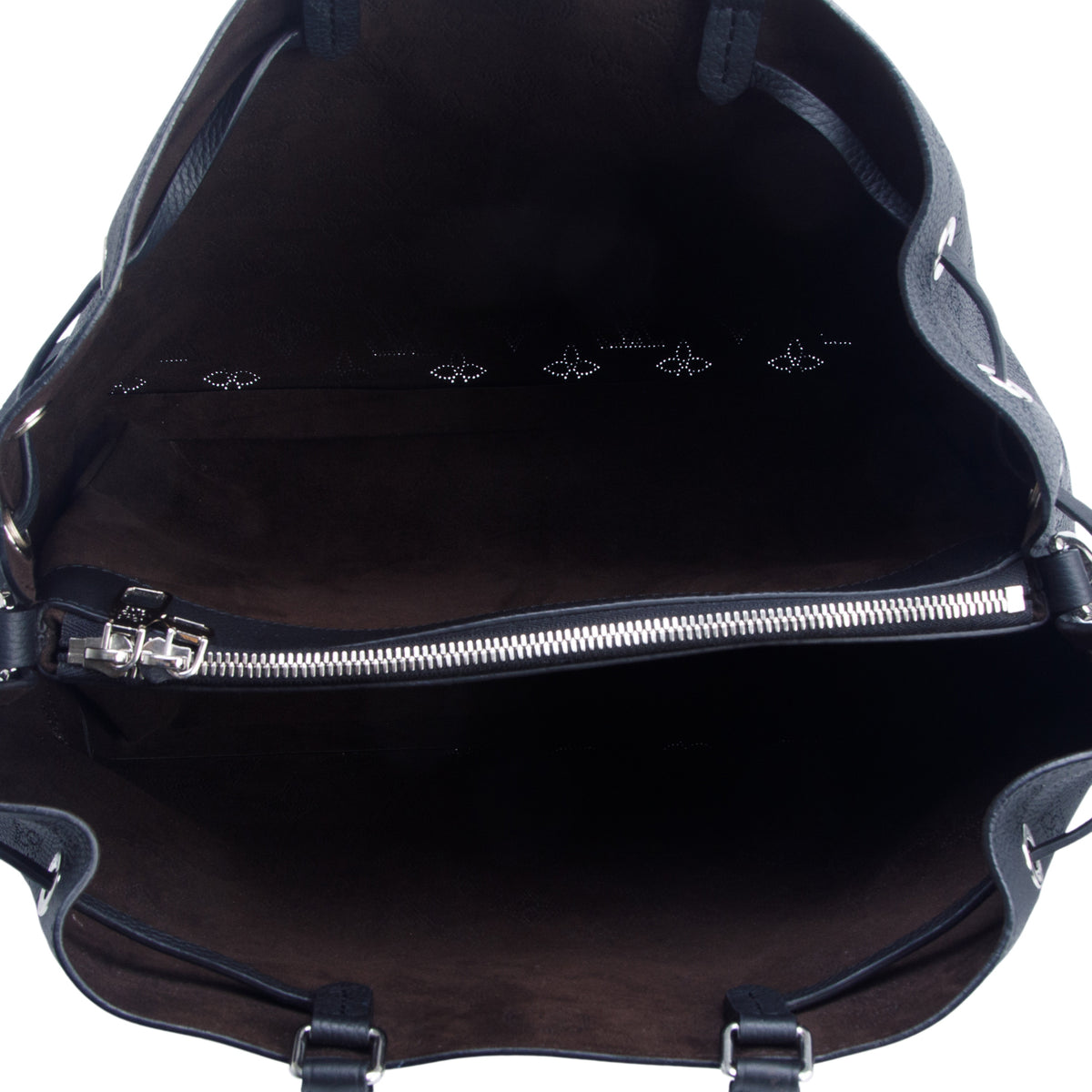 Louis Vuitton Black Monogram Mahina Bella Tote w/ Straps