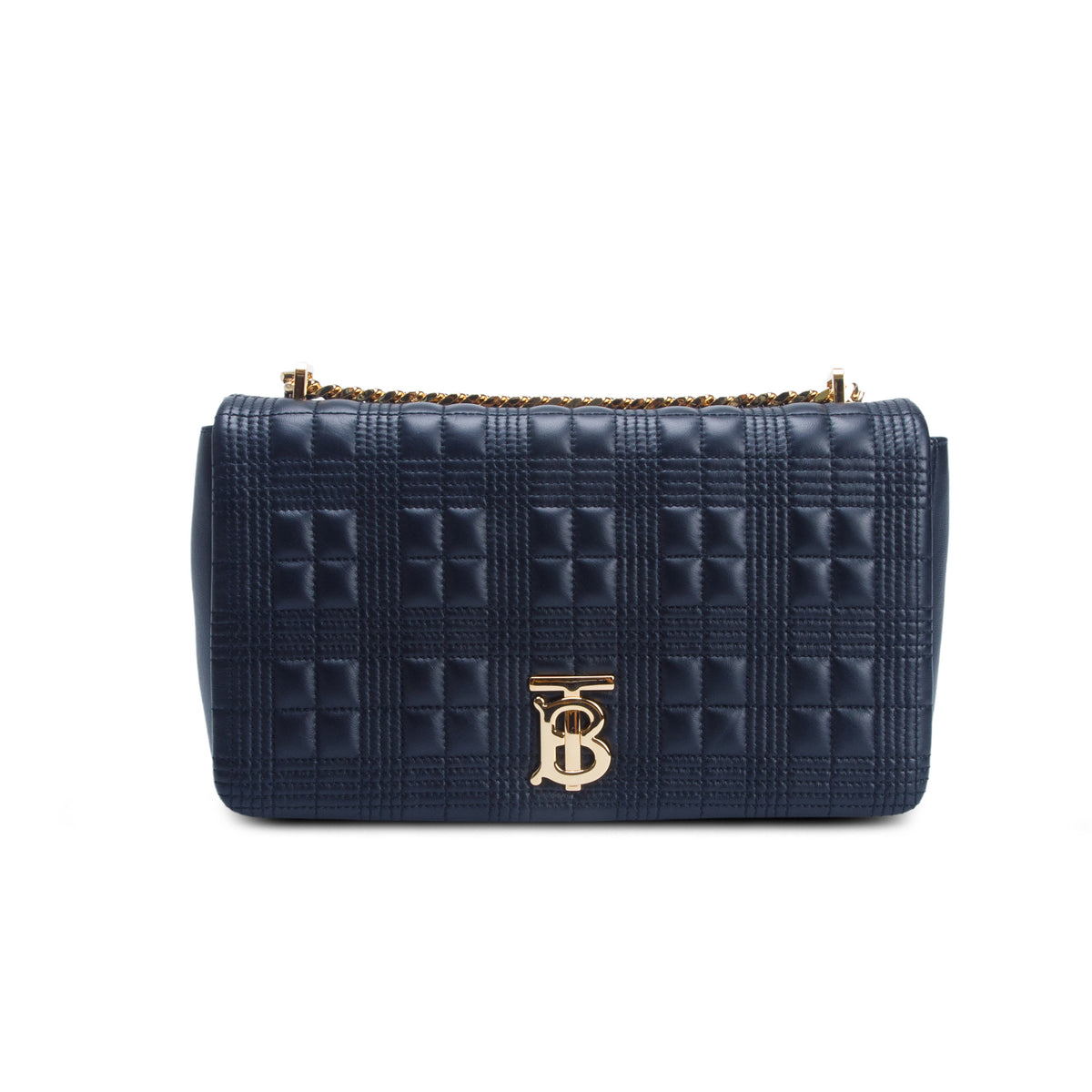 Burberry Black Lambskin Quilted Medium Lola Bag w/ Box