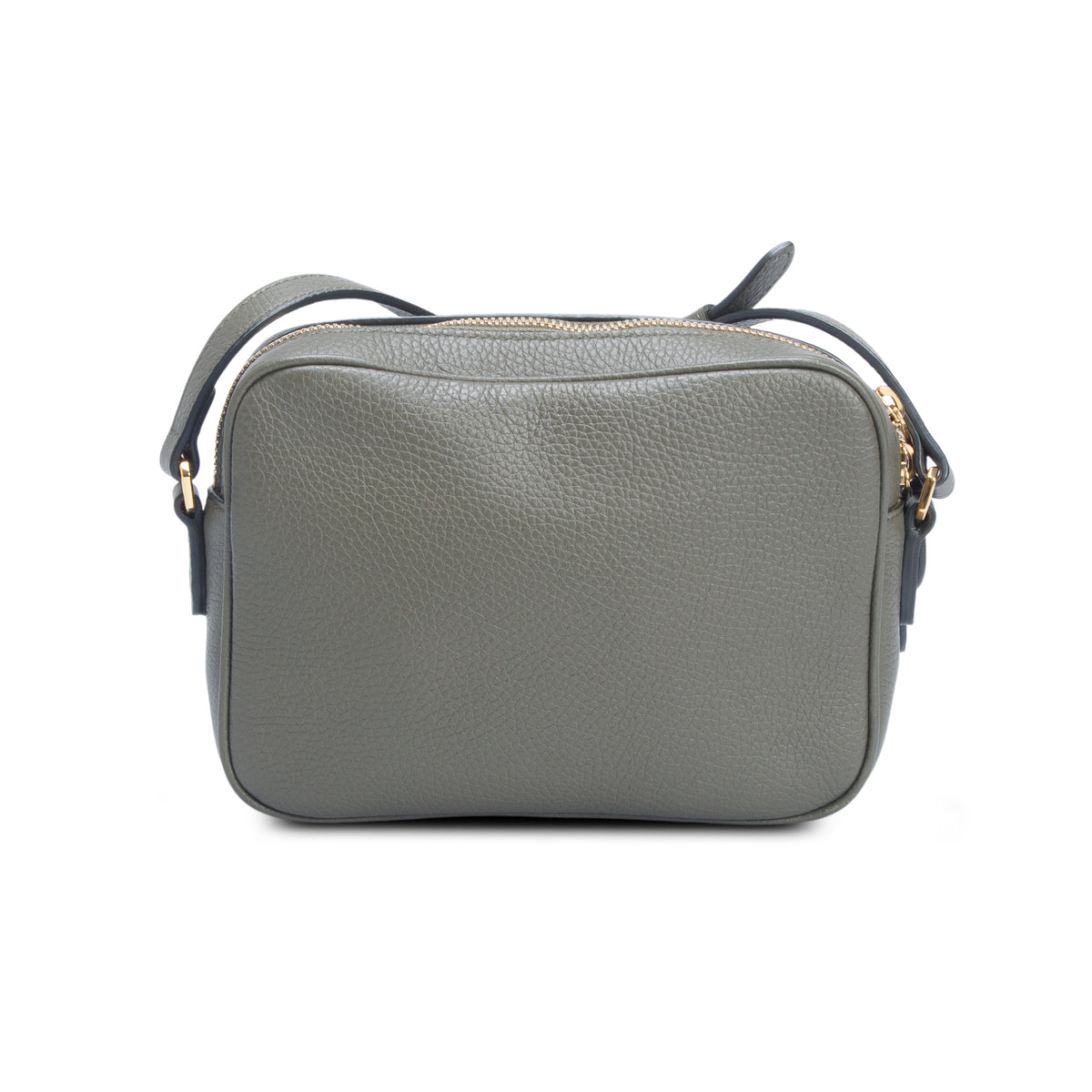 Burberry Green Grainy Leather Small Camera Bag