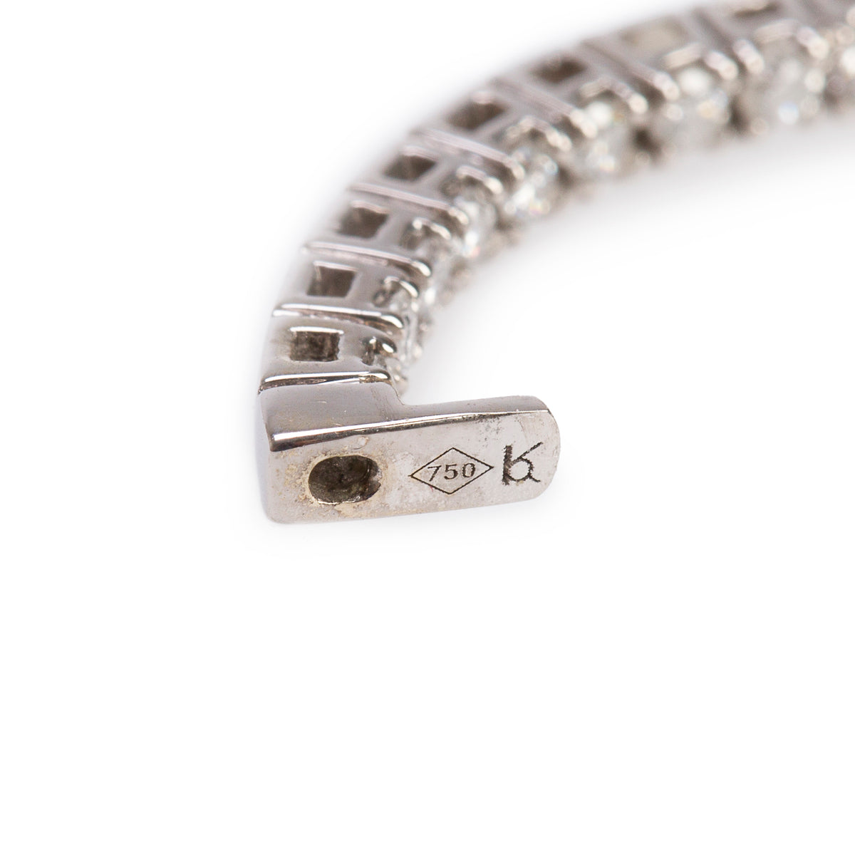 18k White Gold 2.10 tcw. Diamond Hoop Earrings