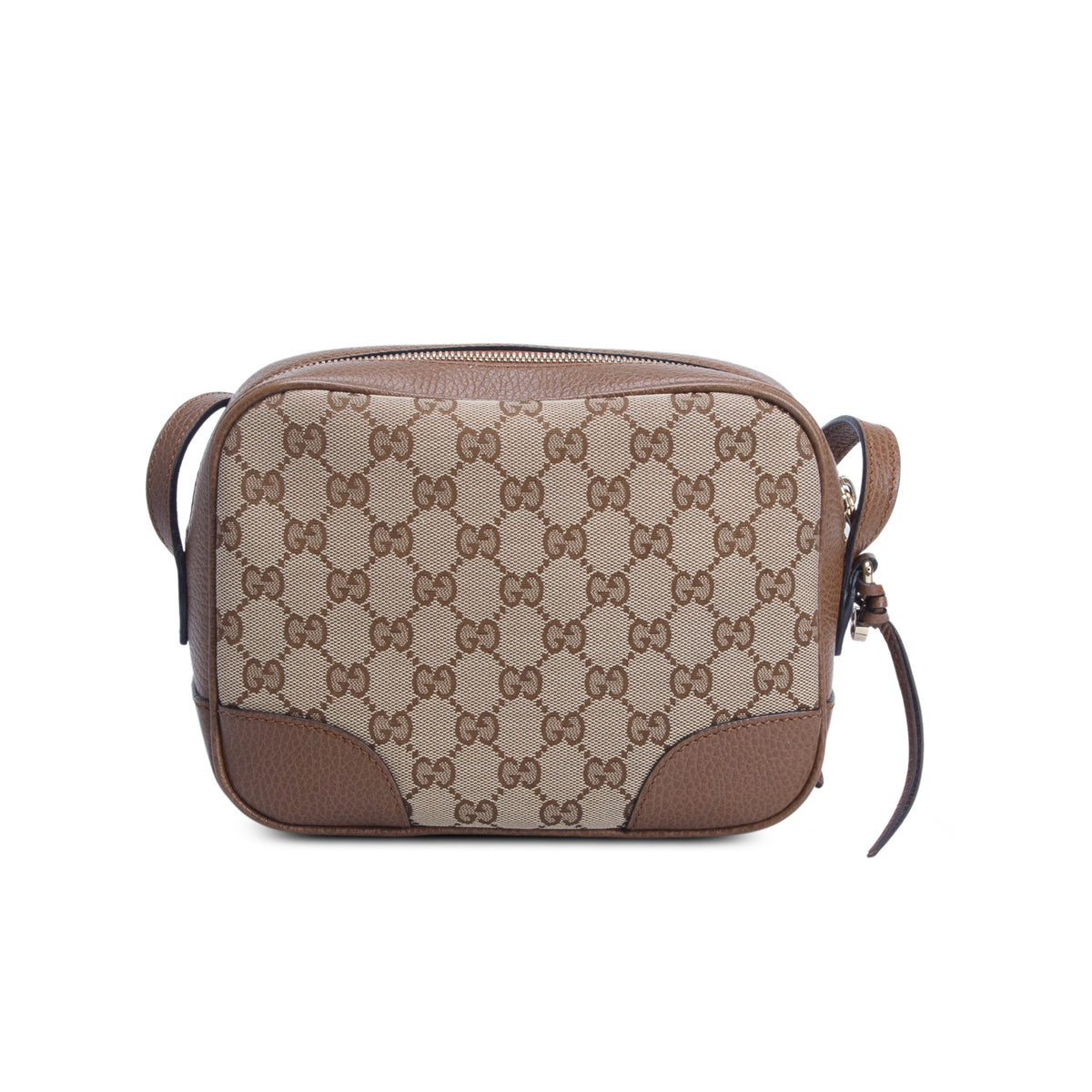 Gucci Brown Monogram Mini Bree Camera Bag