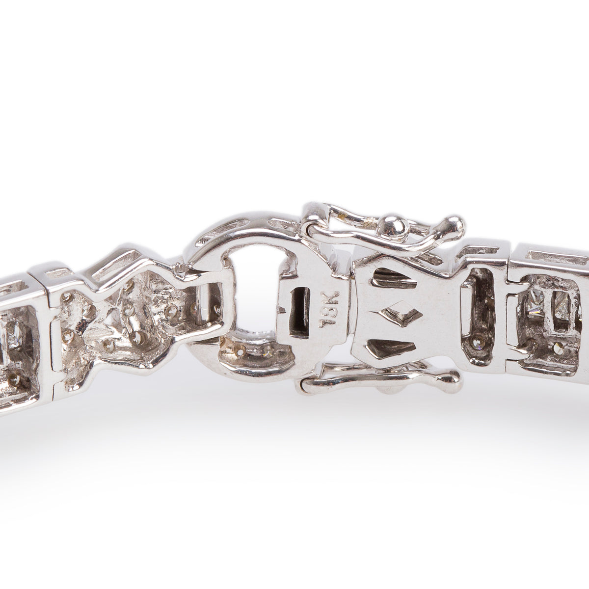 18k White Gold 4.85 tcw. Diamond Bracelet
