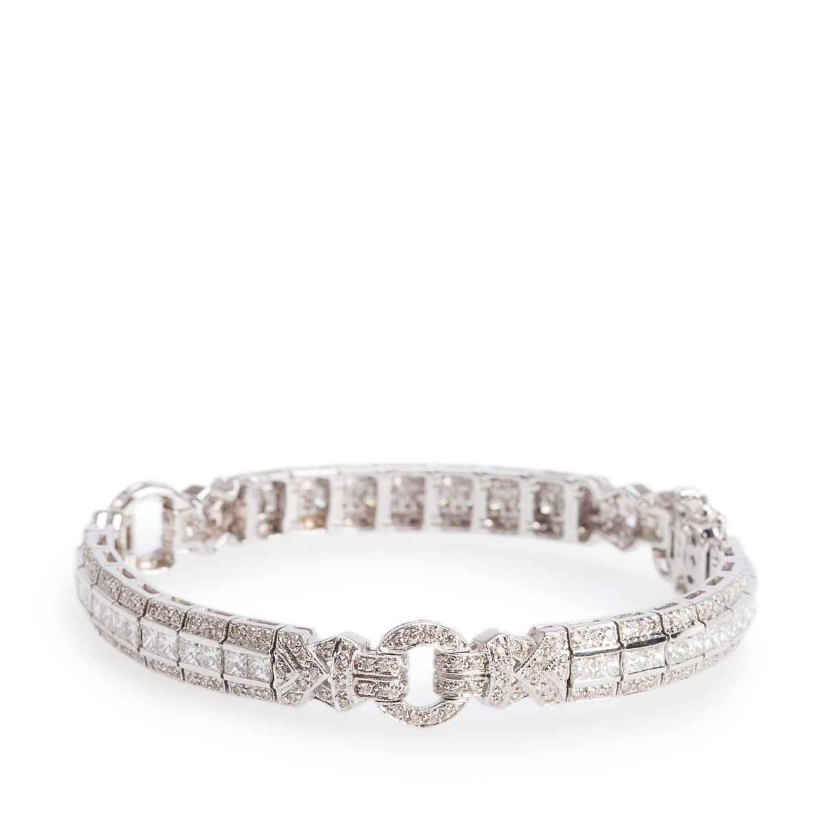 18k White Gold 4.85 tcw. Diamond Bracelet