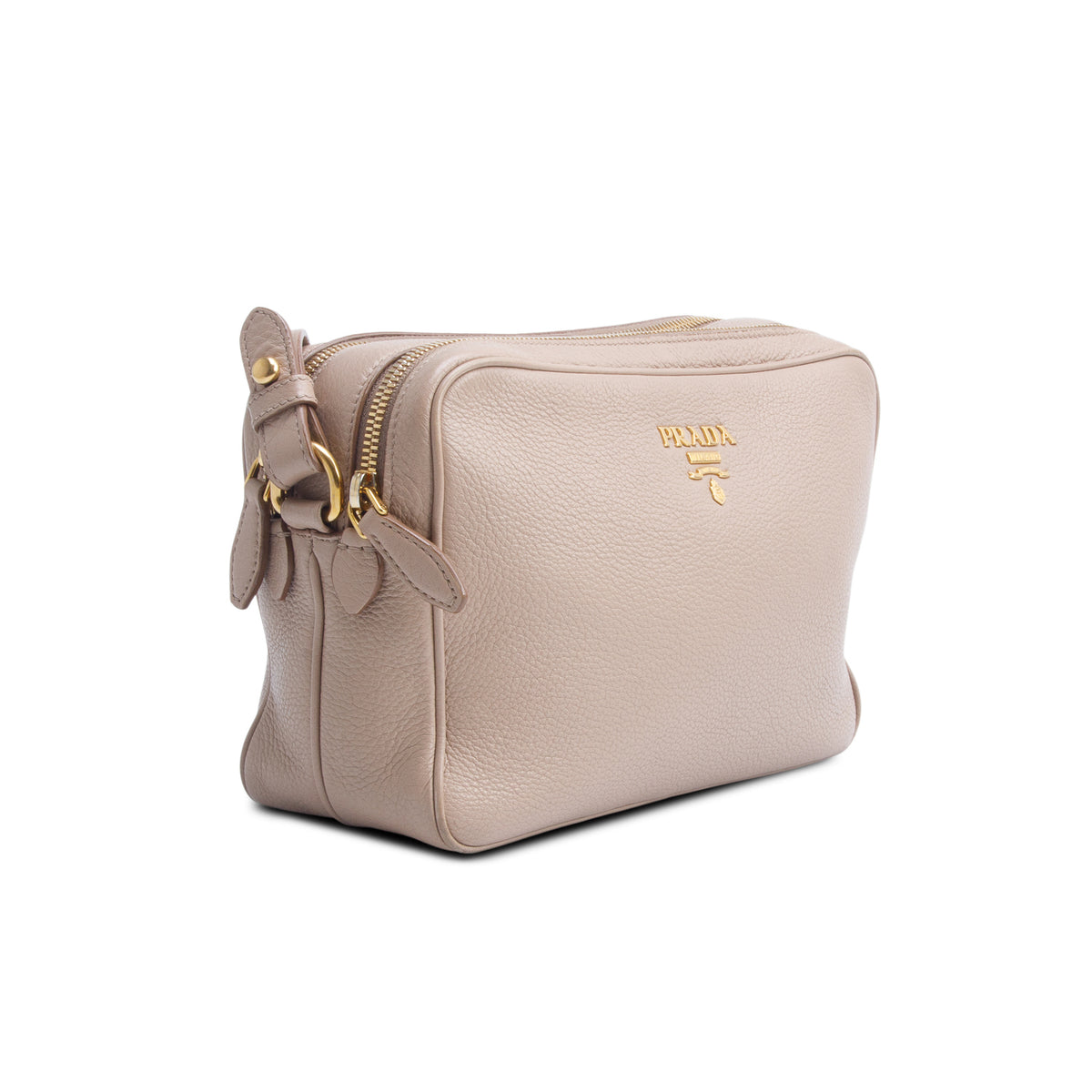 Prada Beige Vitello Phenix Camera Bag