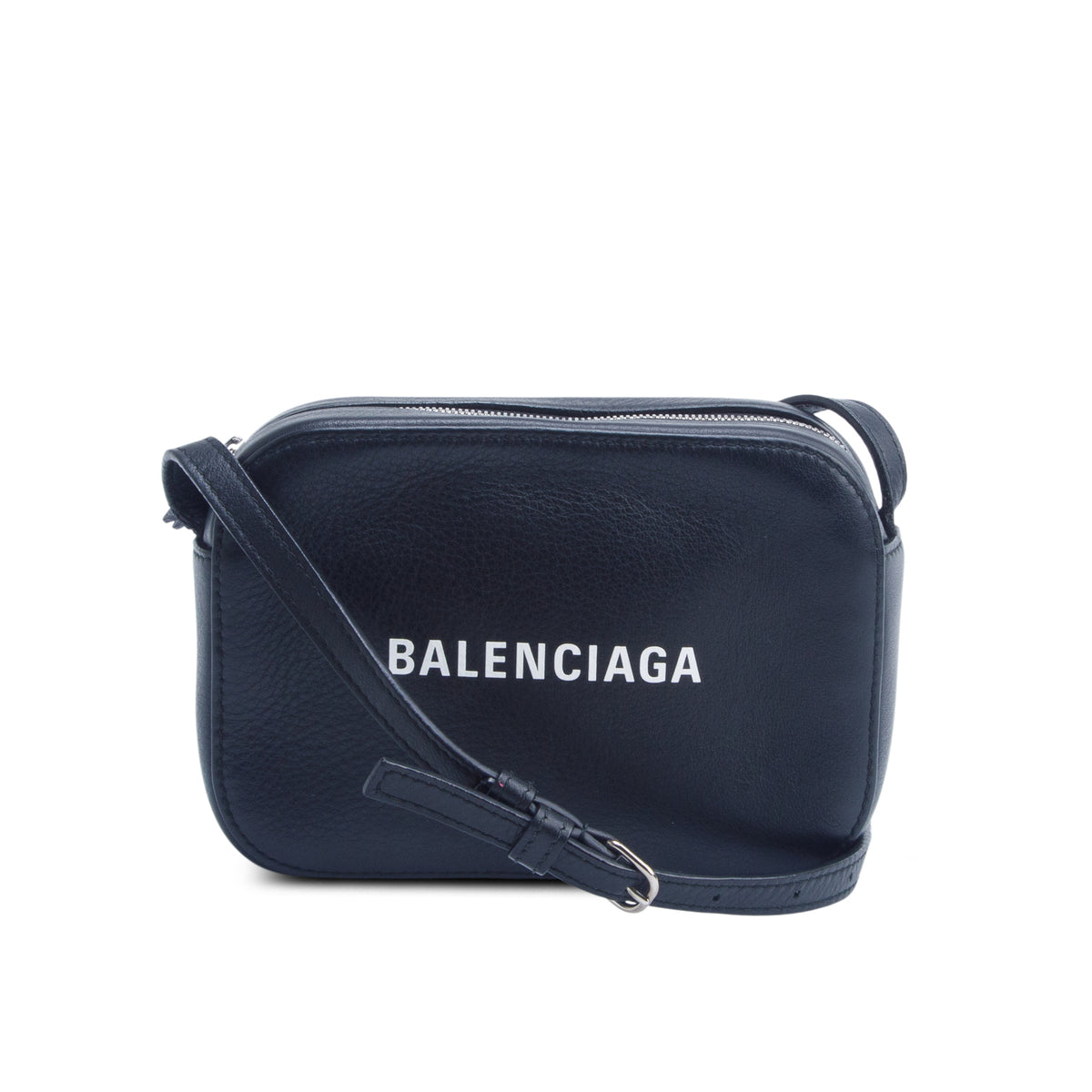 Balenciaga Black Grained Calfskin XS Everyday Camera Bag