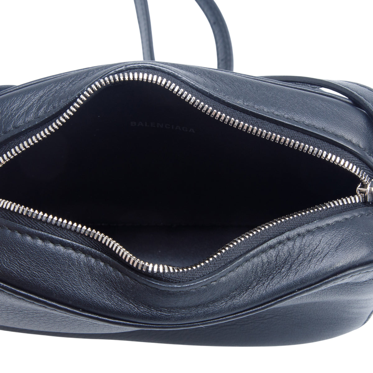 Balenciaga Black Grained Calfskin XS Everyday Camera Bag