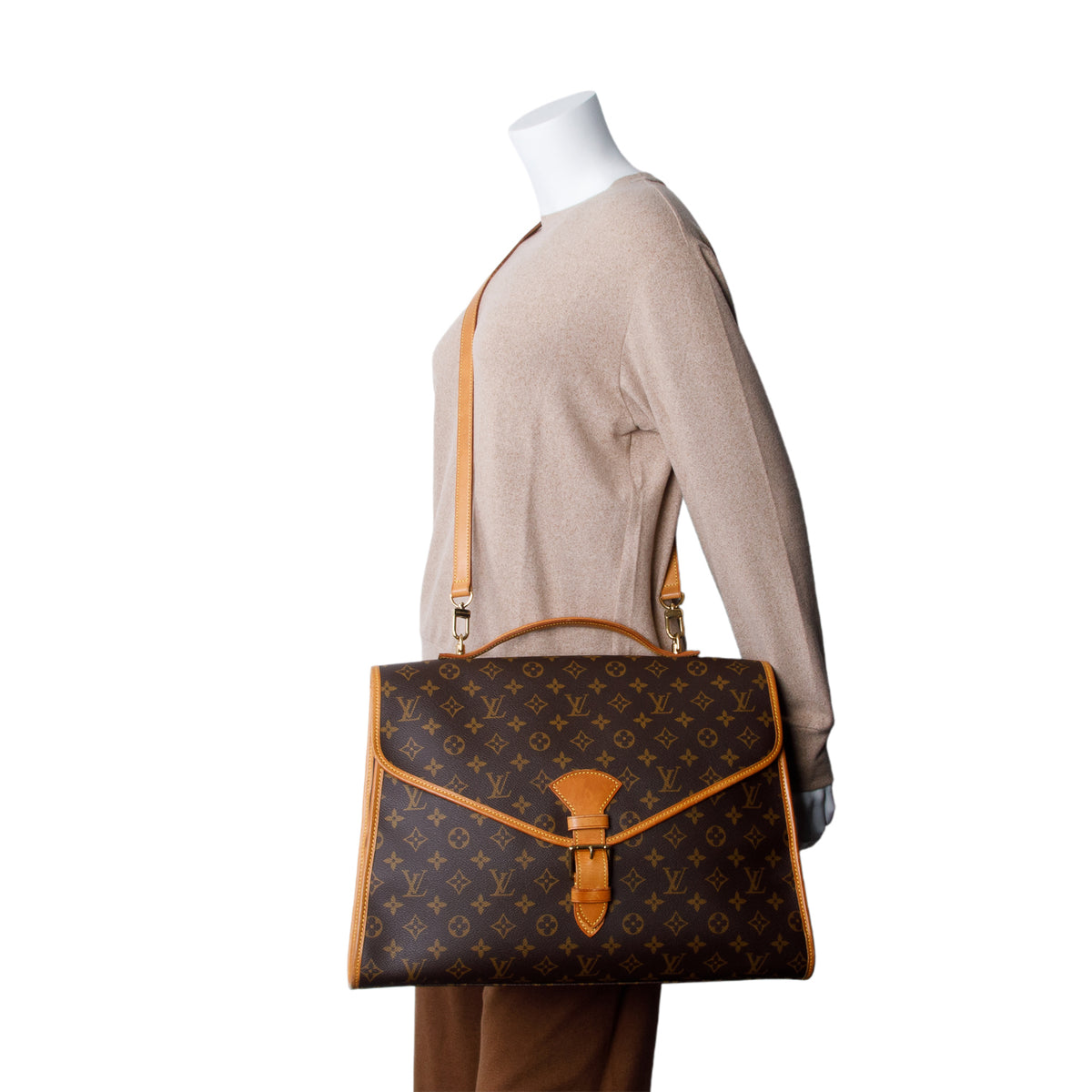 Louis Vuitton Vintage Monogram Beverly GM Briefcase w/ Strap