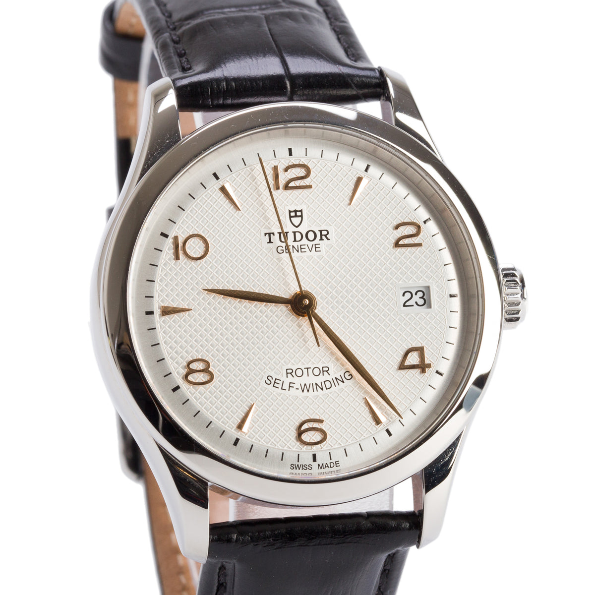 Tudor 2026 Stainless Steel 1926 36 MM Automatic Watch Silver Dial 91450 w/ Box & Papers