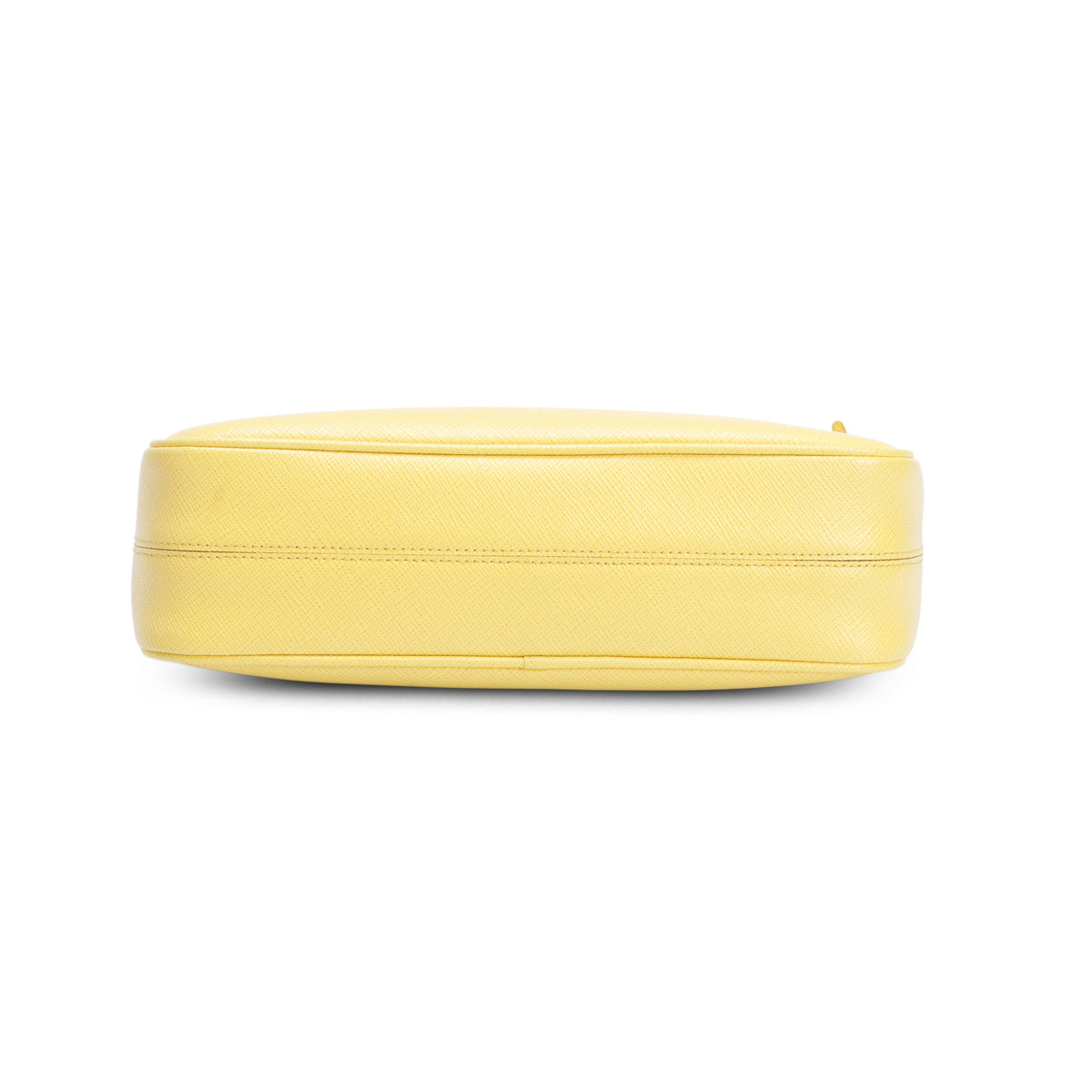Prada Yellow Saffiano Lux Re-Edition 2005 Shoulder Bag w/ Straps & Authenticity Card