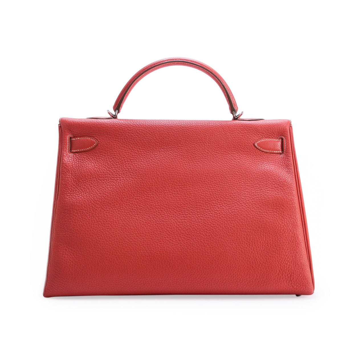 Hermes Orange Poppy Taurillon Clemence Retourne Kelly 40