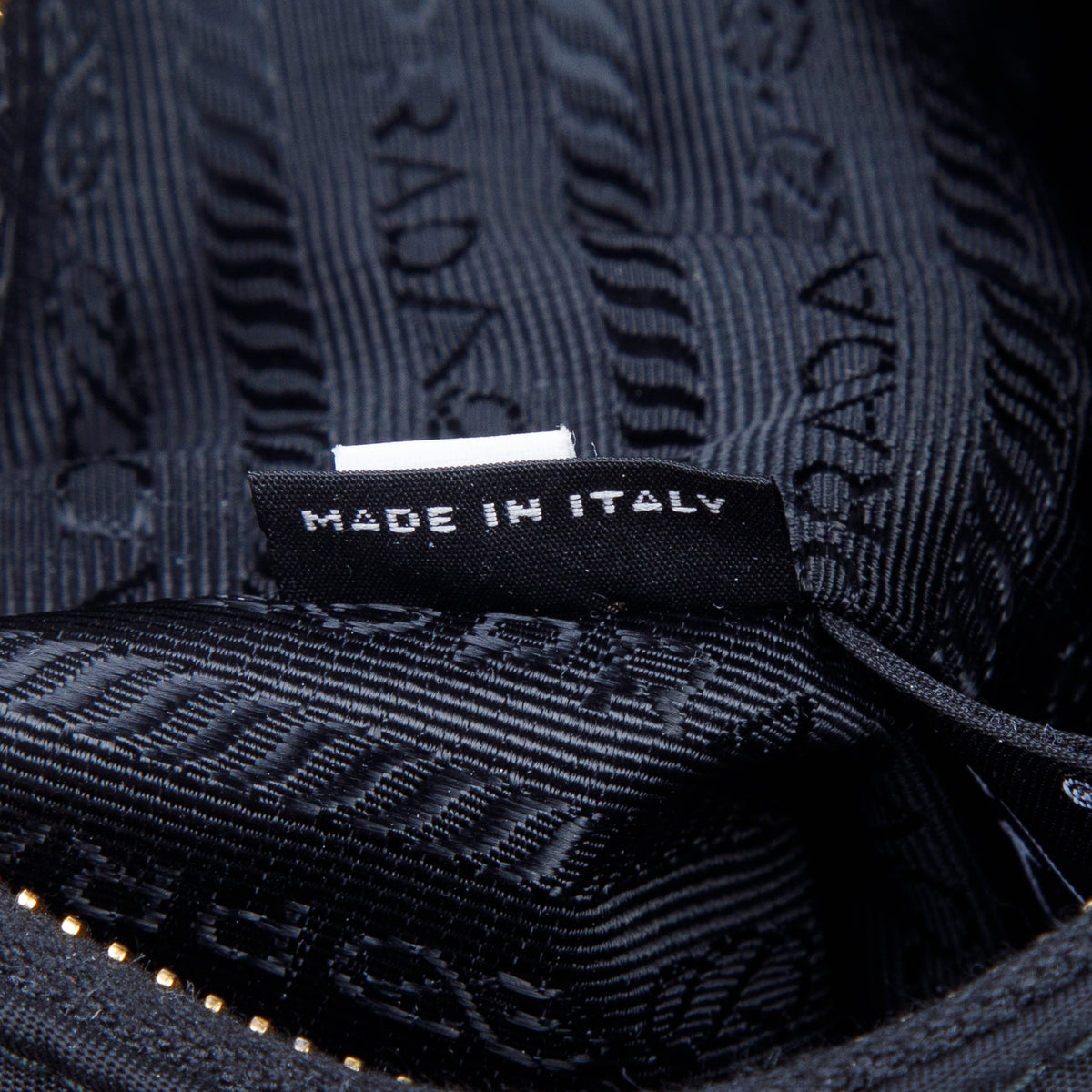 Prada Black Re-Edition 2005 Re-Nylon Bag w/ Box & Straps