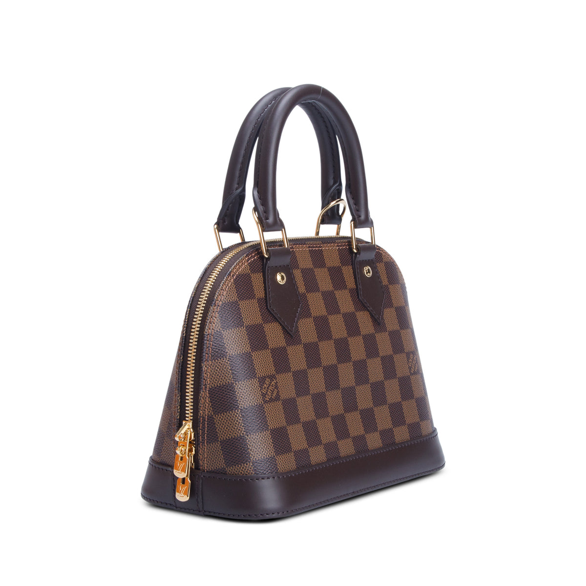 Louis Vuitton 2021 Damier Ebene Alma BB w/ Box, Strap & Receipt