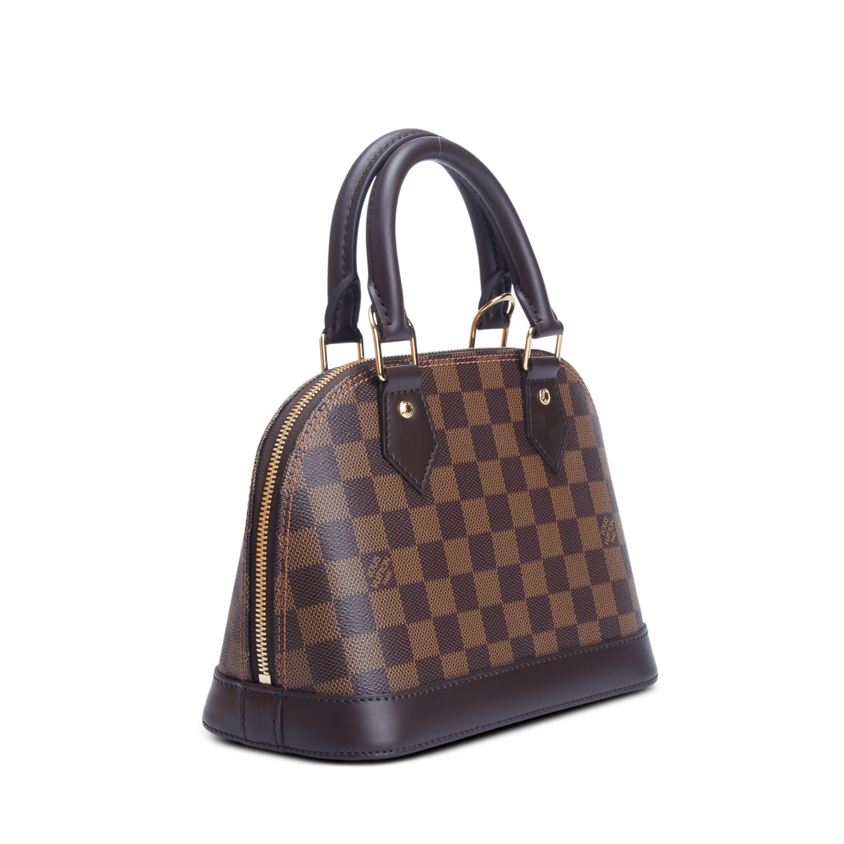 Louis Vuitton 2021 Damier Ebene Alma BB w/ Box, Strap & Receipt