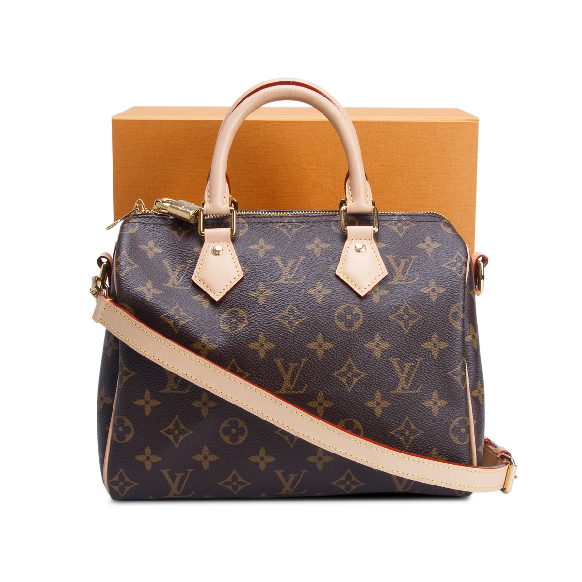 Louis Vuitton Monogram Speedy Bandouliere 25 w/ Box & Strap