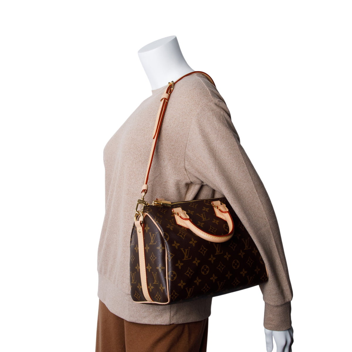 Louis Vuitton Monogram Speedy Bandouliere 25 w/ Box & Strap