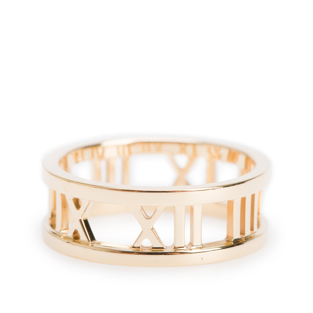 Tiffany & Co. 18k Yellow Gold Atlas Open Band Ring, Size 6.75