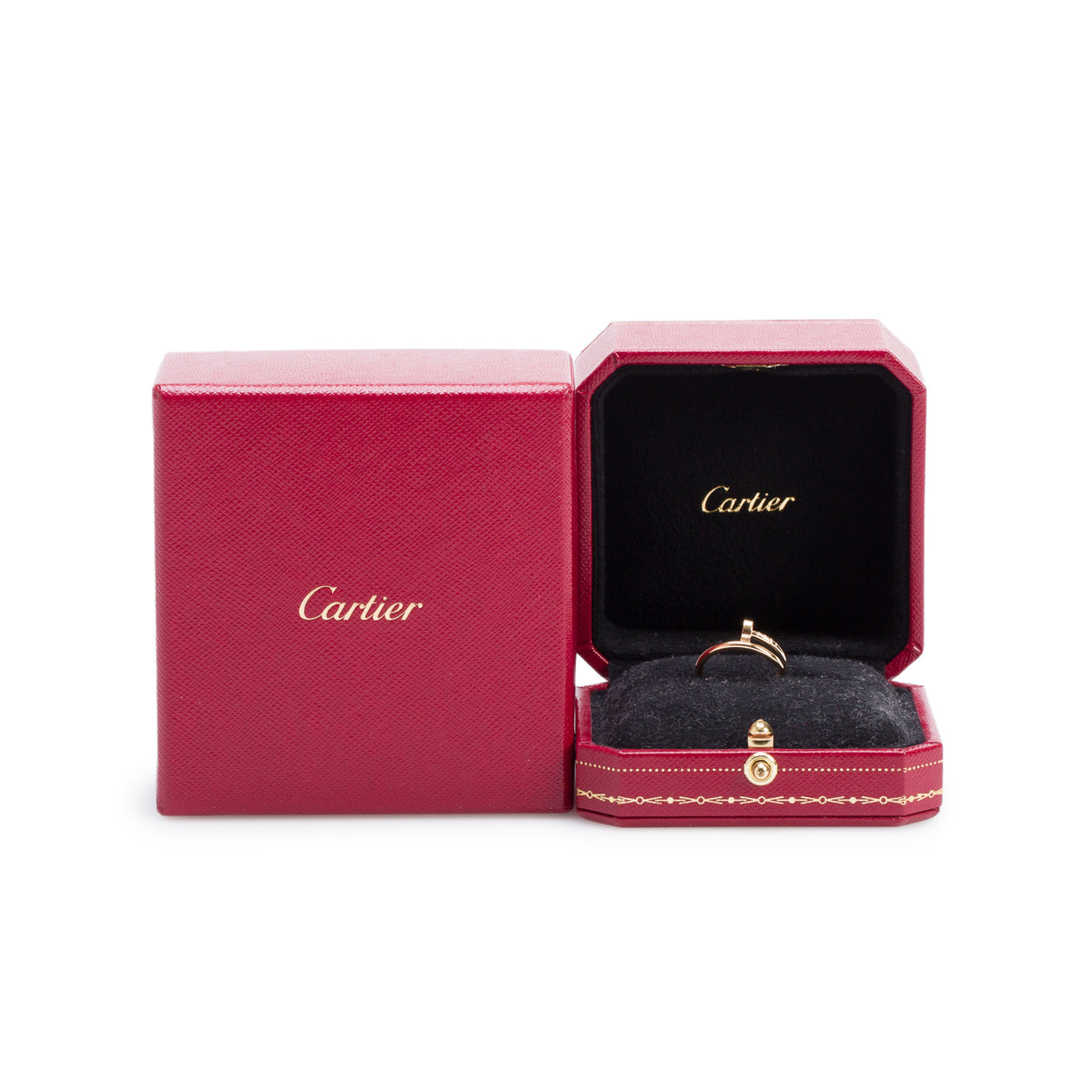 Cartier 18k Yellow Gold Juste Un Clou Ring, Small Model, Size 46 3.75 w/ Box