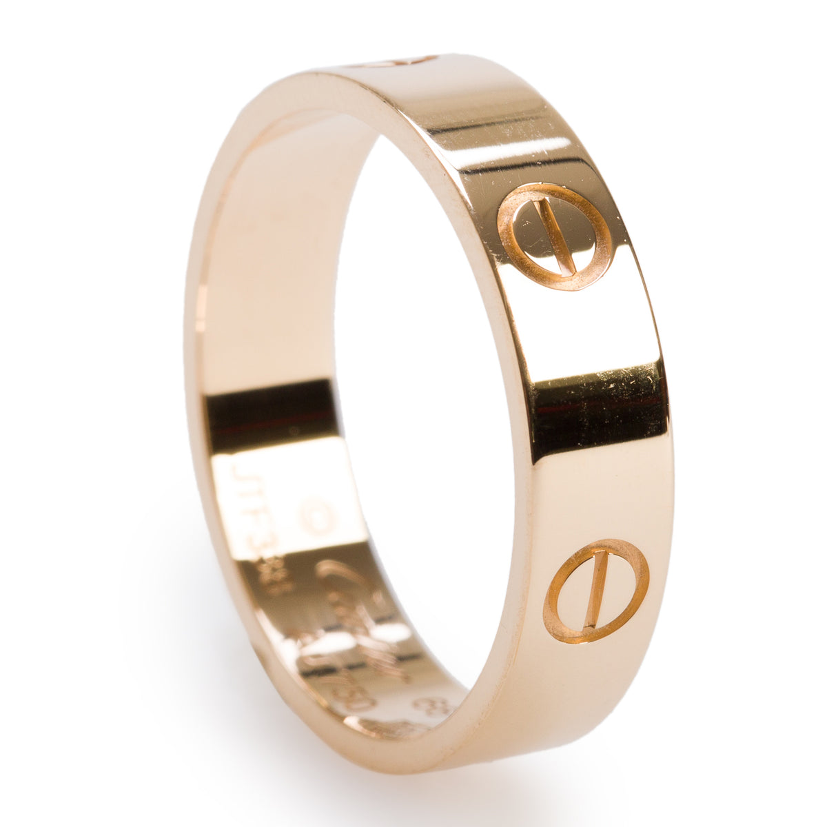 Cartier 18k Yellow Gold 5.5 MM Love Ring, Classic Model, Size 66 11.5