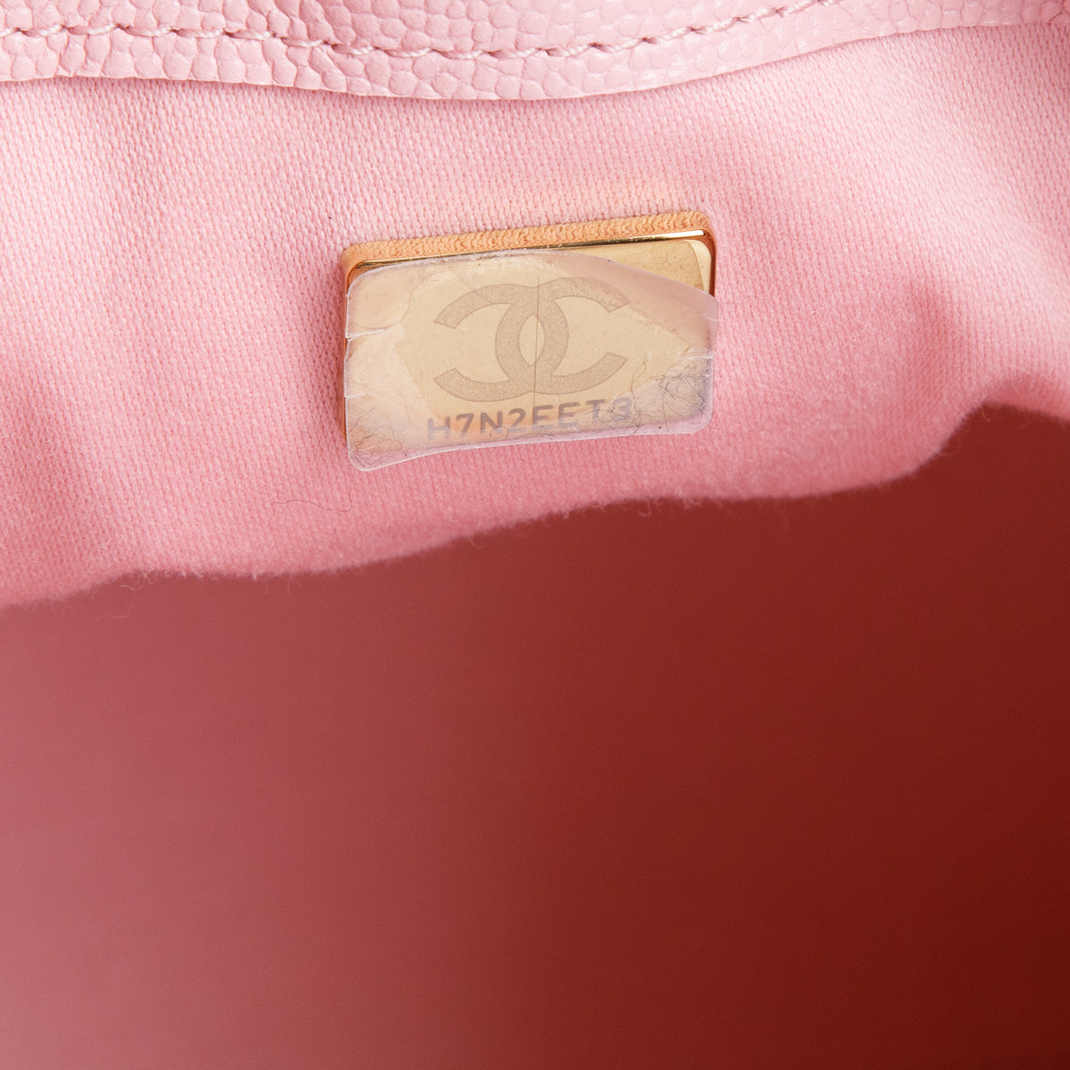 Chanel Pink Caviar Quilted Small Chanel 25 Handbag w/ Box