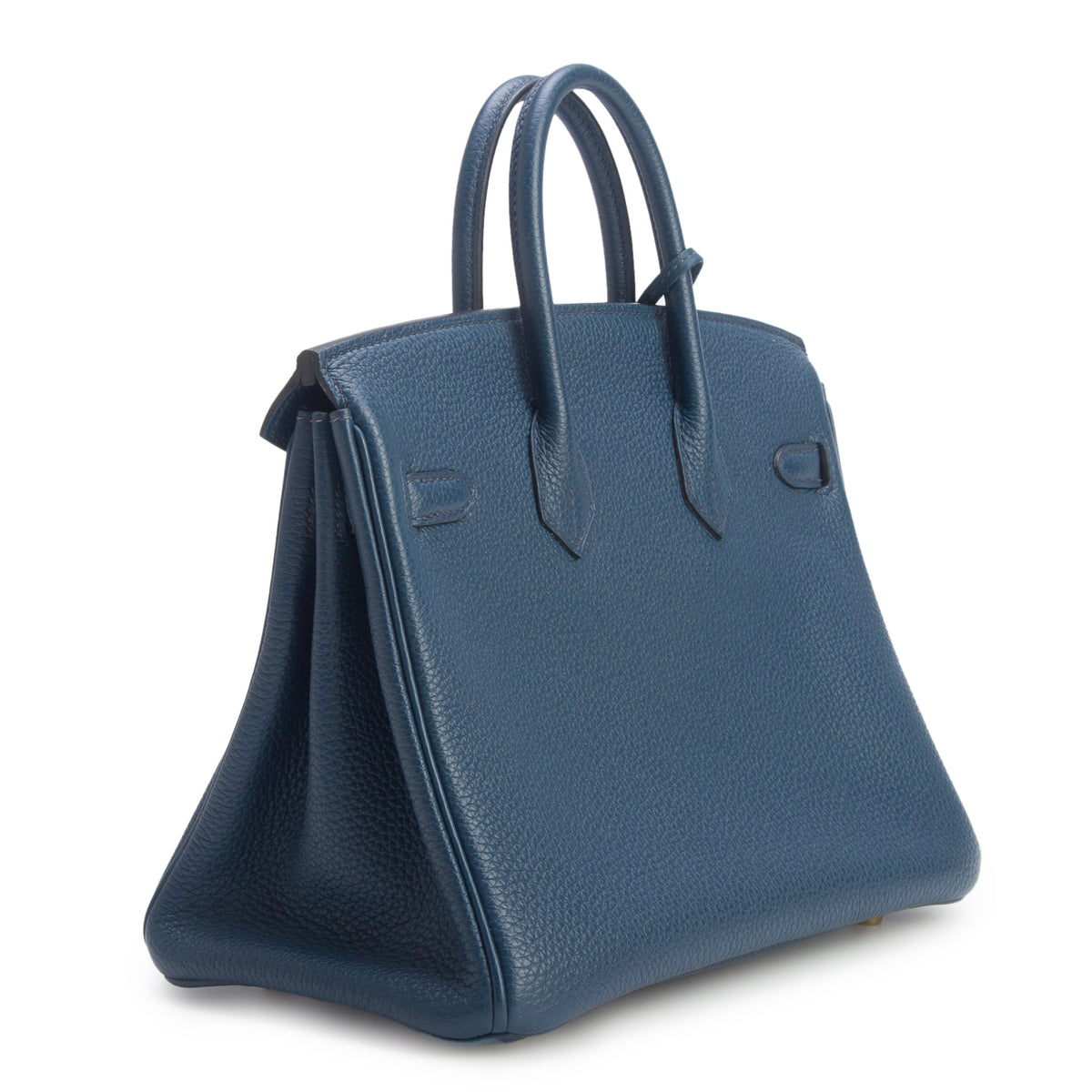 Hermes 2021 Bleu de Prusse Togo Calfskin Birkin 25 w/ Box