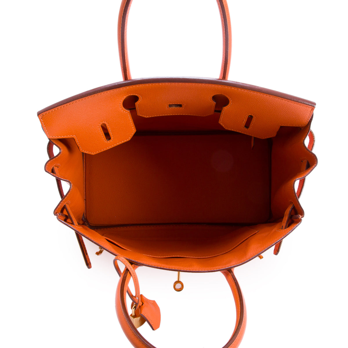 Hermes Orange Epsom Birkin 30 w/ Box