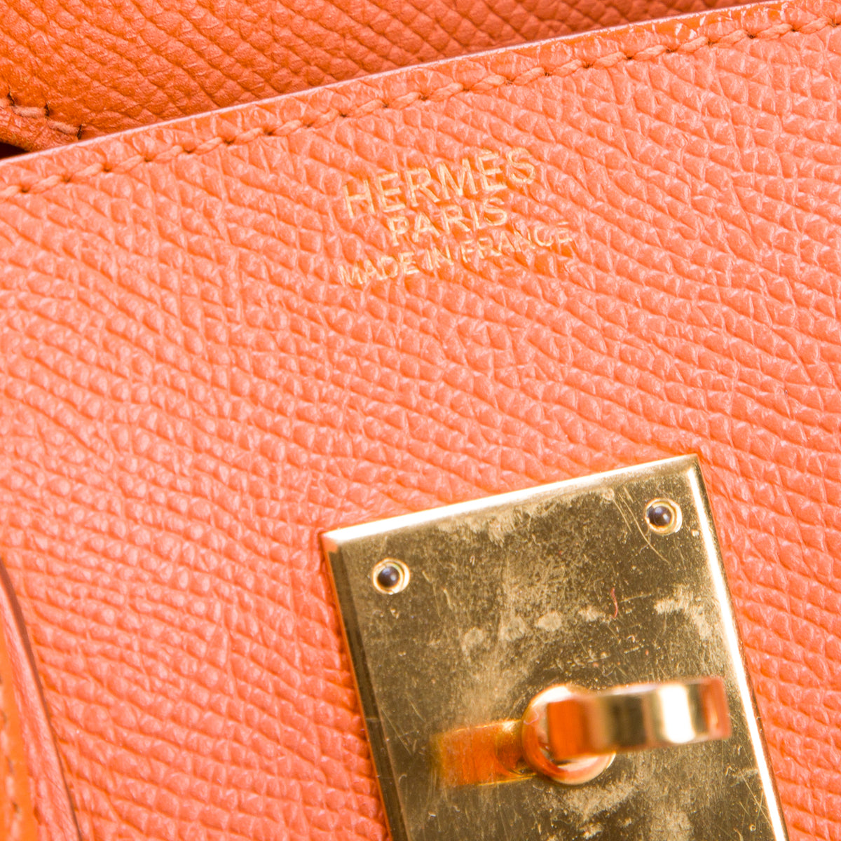 Hermes Orange Epsom Birkin 30 w/ Box