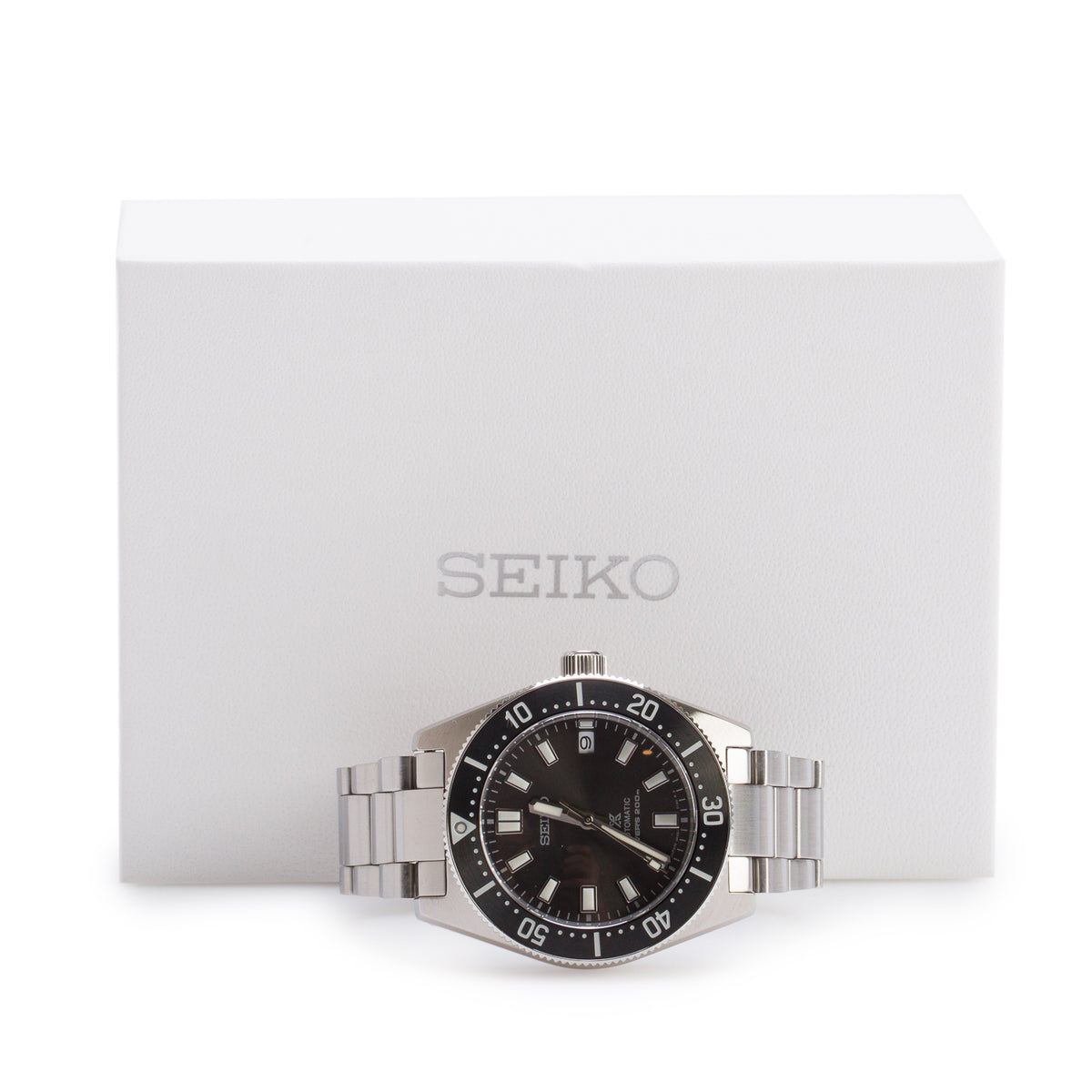 Seiko Stainless Steel Prospex Diver's 200M 40 MM Automatic Watch Grey Dial SPB143J1 w/ Box
