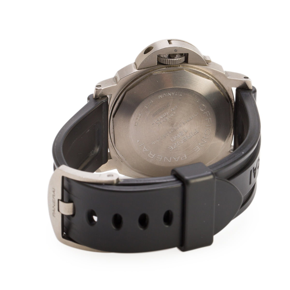 Panerai Titanium Luminor Submersible 44 MM Automatic Watch Black Dial PAM00025 w/ Box & Papers