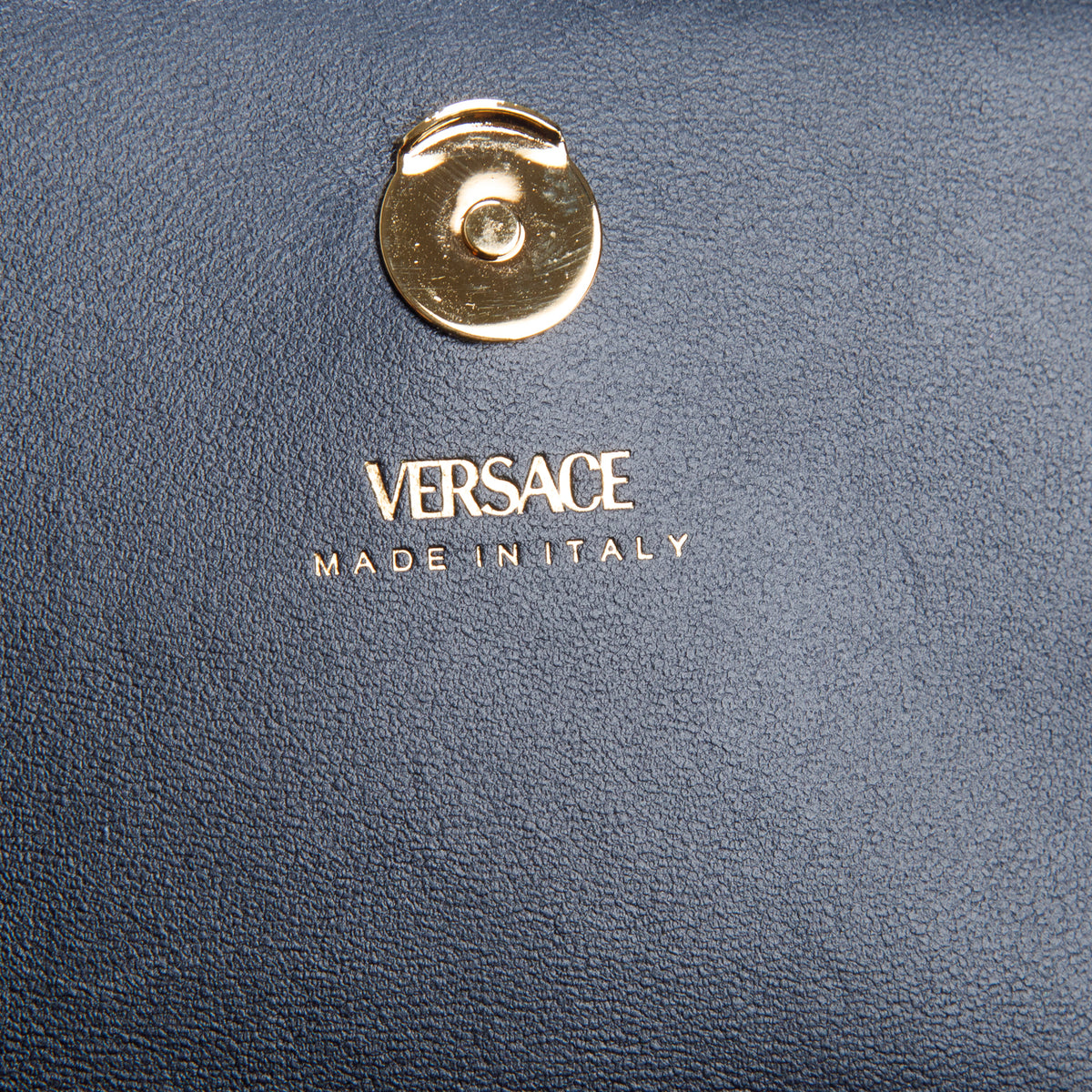 Versace Black Velvet Vitrus Clutch w/ Strap