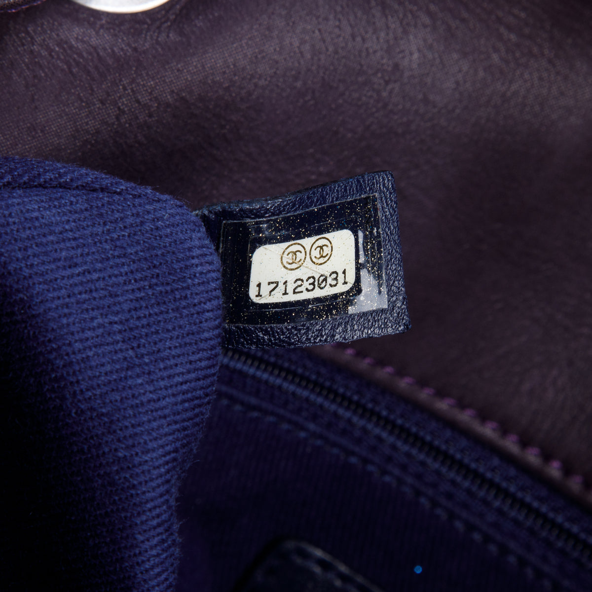Chanel Purple Lambskin Bubble Quilt Flap