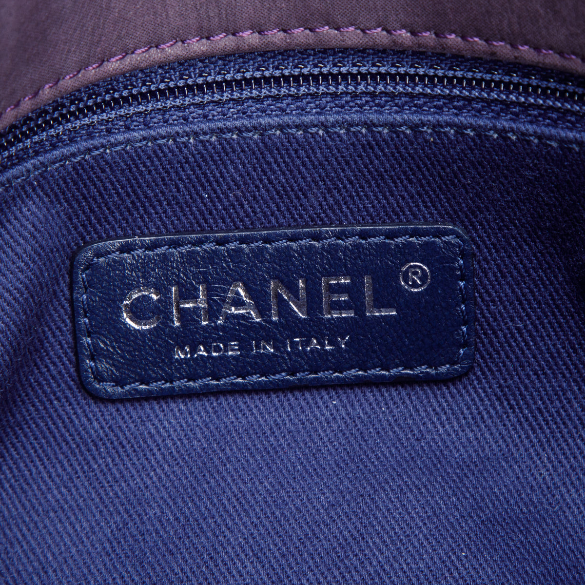 Chanel Purple Lambskin Bubble Quilt Flap