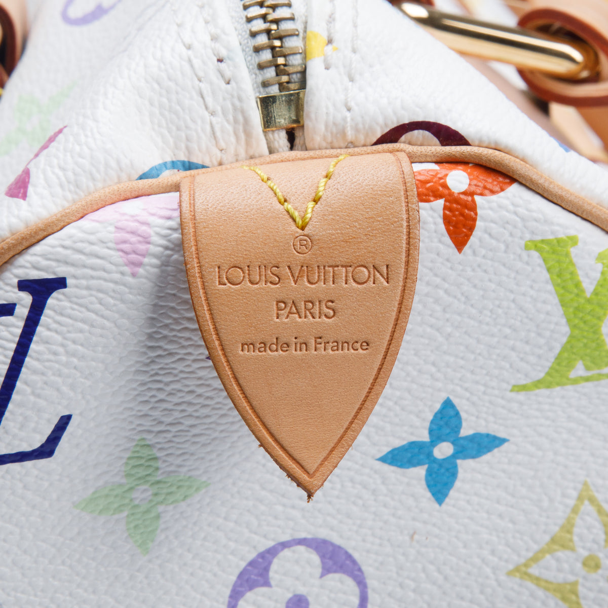 Louis Vuitton White Monogram Multicolore Speedy 30