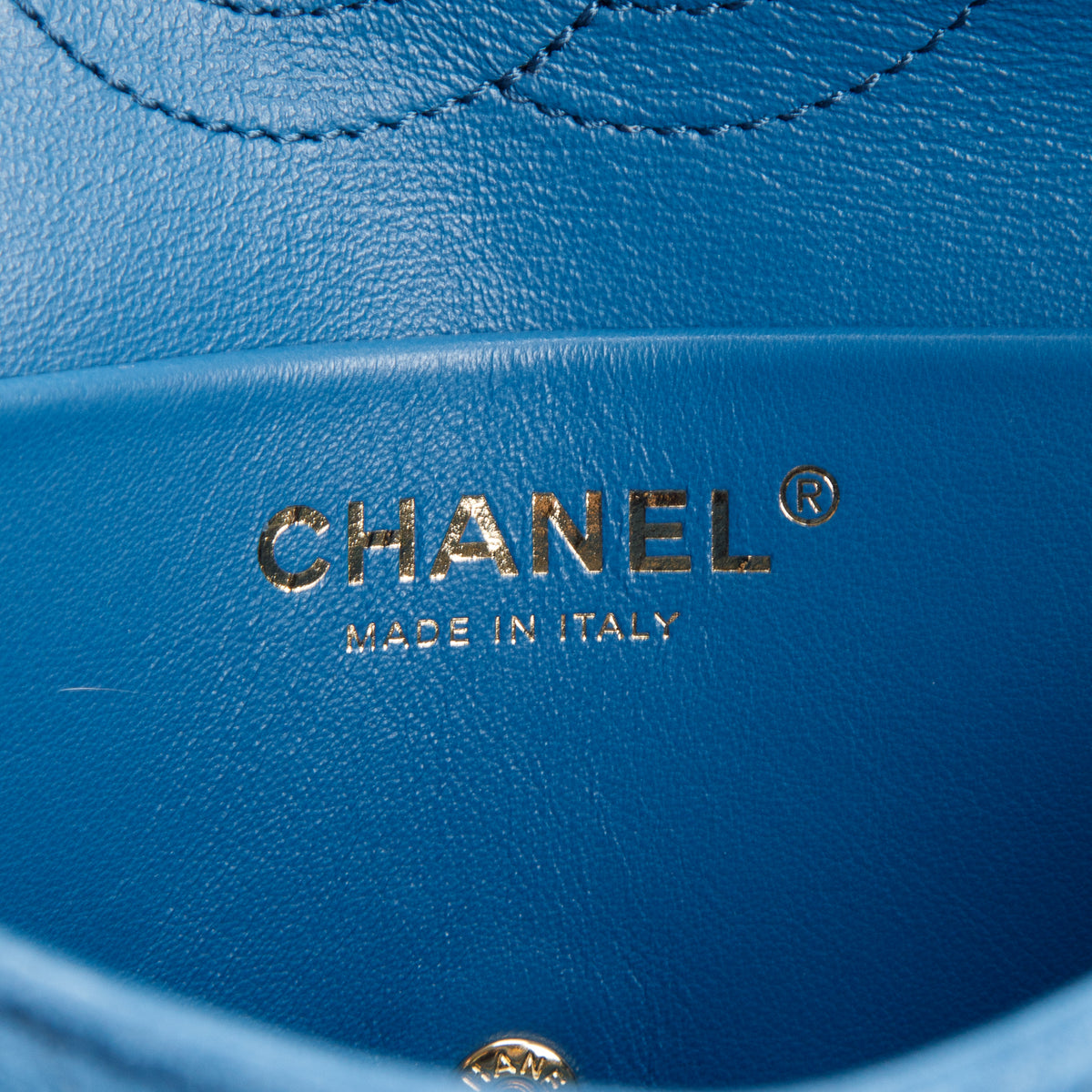 Chanel 2026 Blue Suede Calfskin Mini Souplissimo Flap w/ Box & Receipt