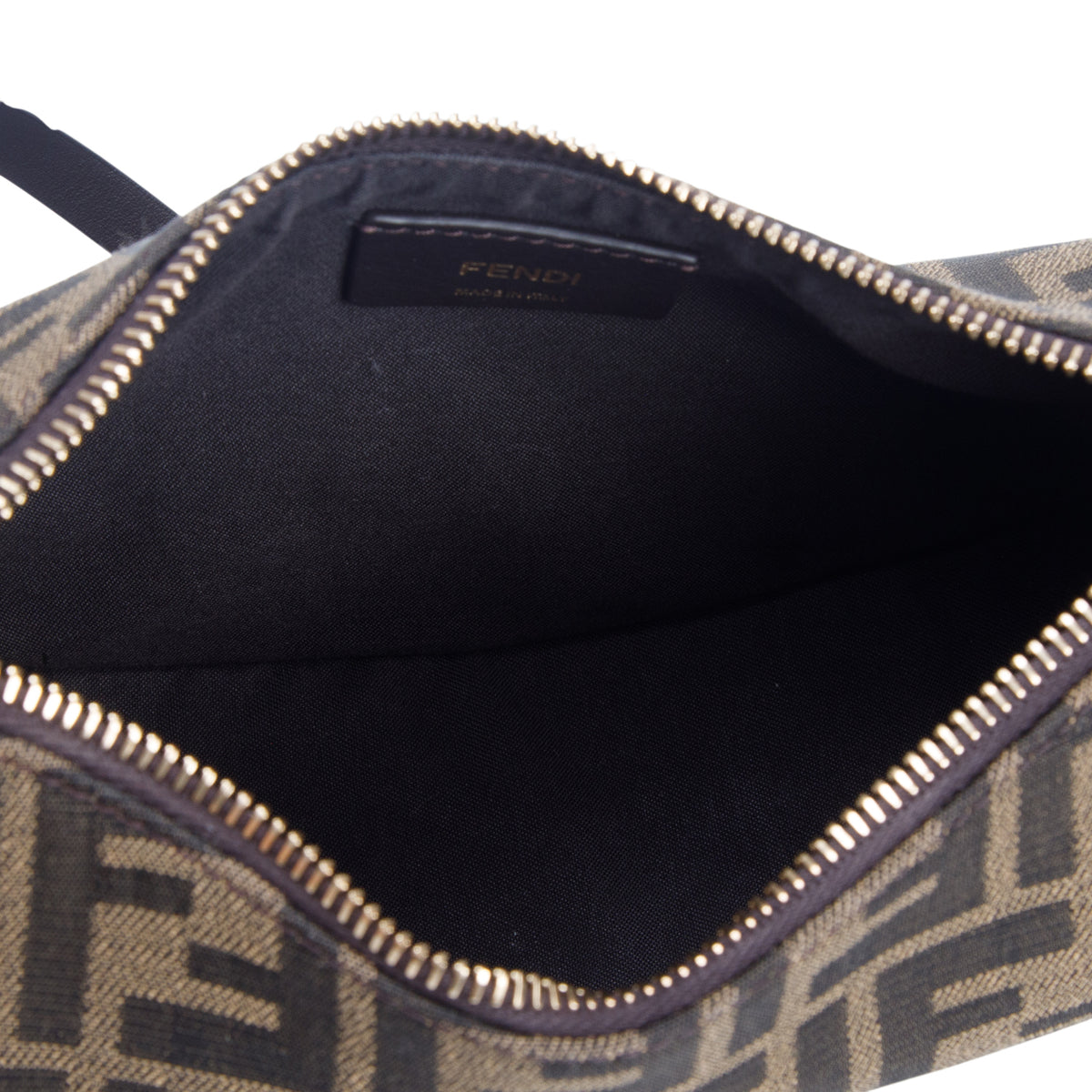 Fendi 2026 Brown FF Zucca Jacquard Mini Fendigraphy Bag w/ Box, Strap & Receipt